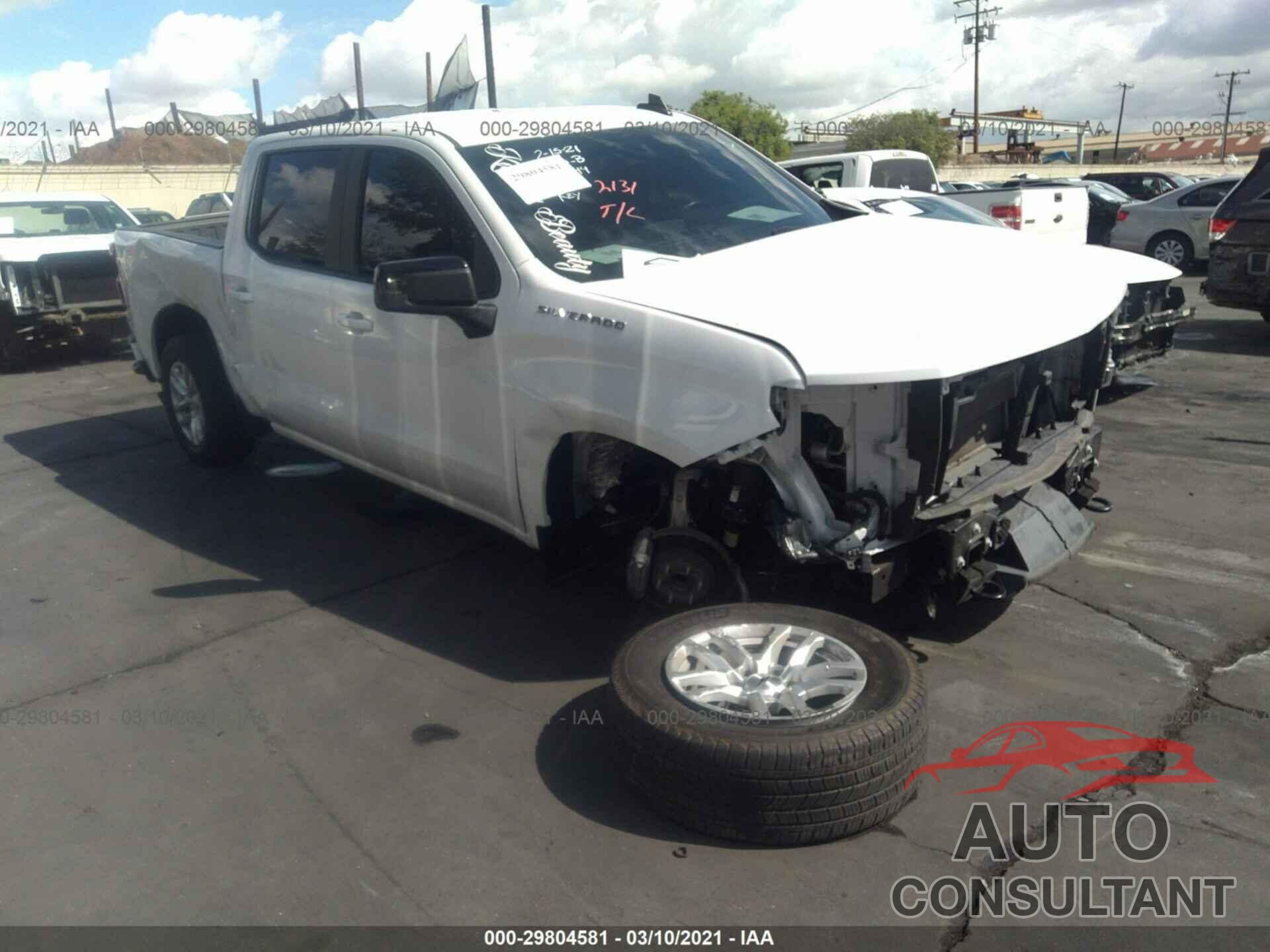 CHEVROLET SILVERADO 1500 2019 - 1GCUWDED7KZ111145