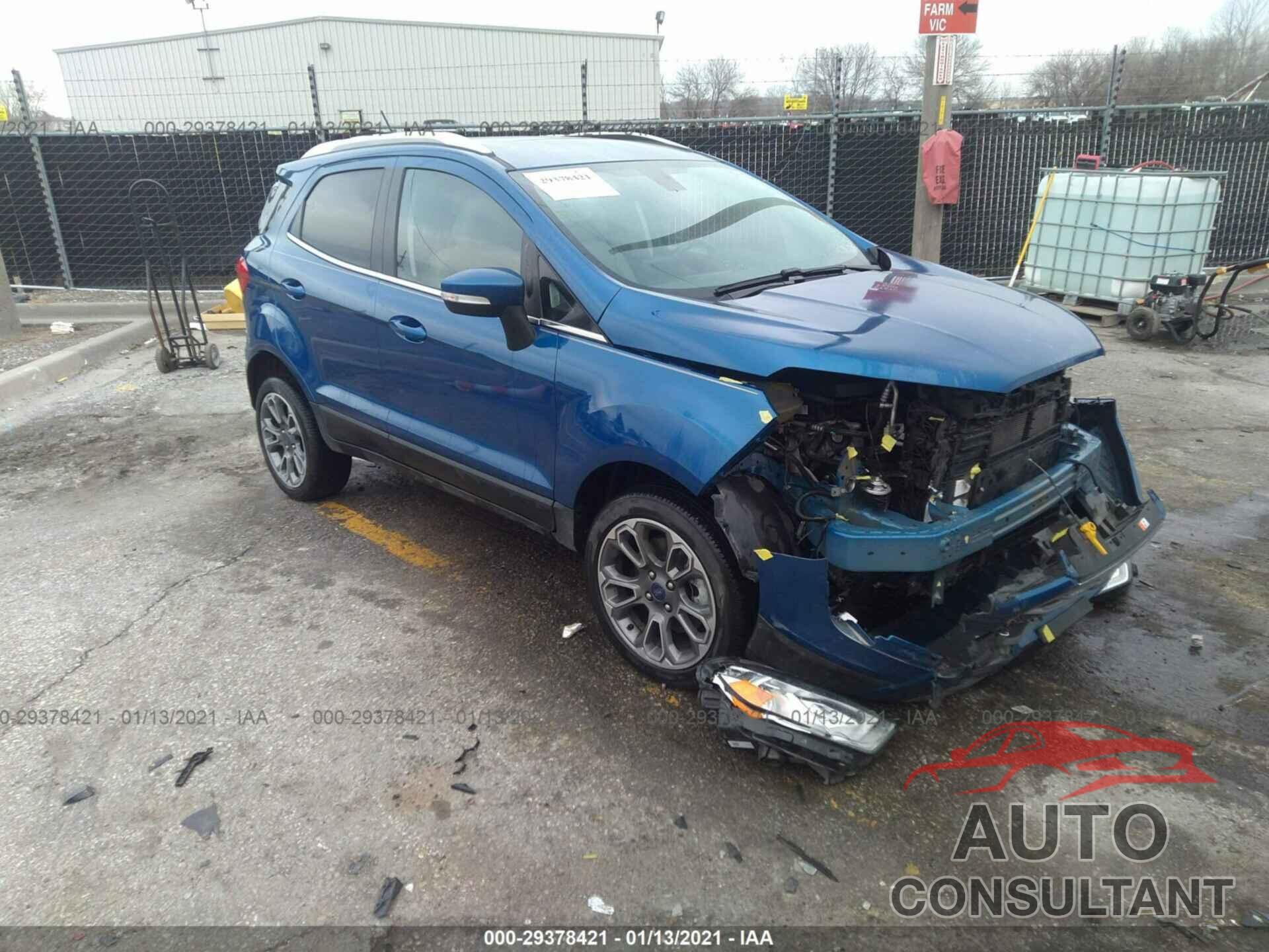 FORD ECOSPORT 2019 - MAJ6S3KL6KC288742