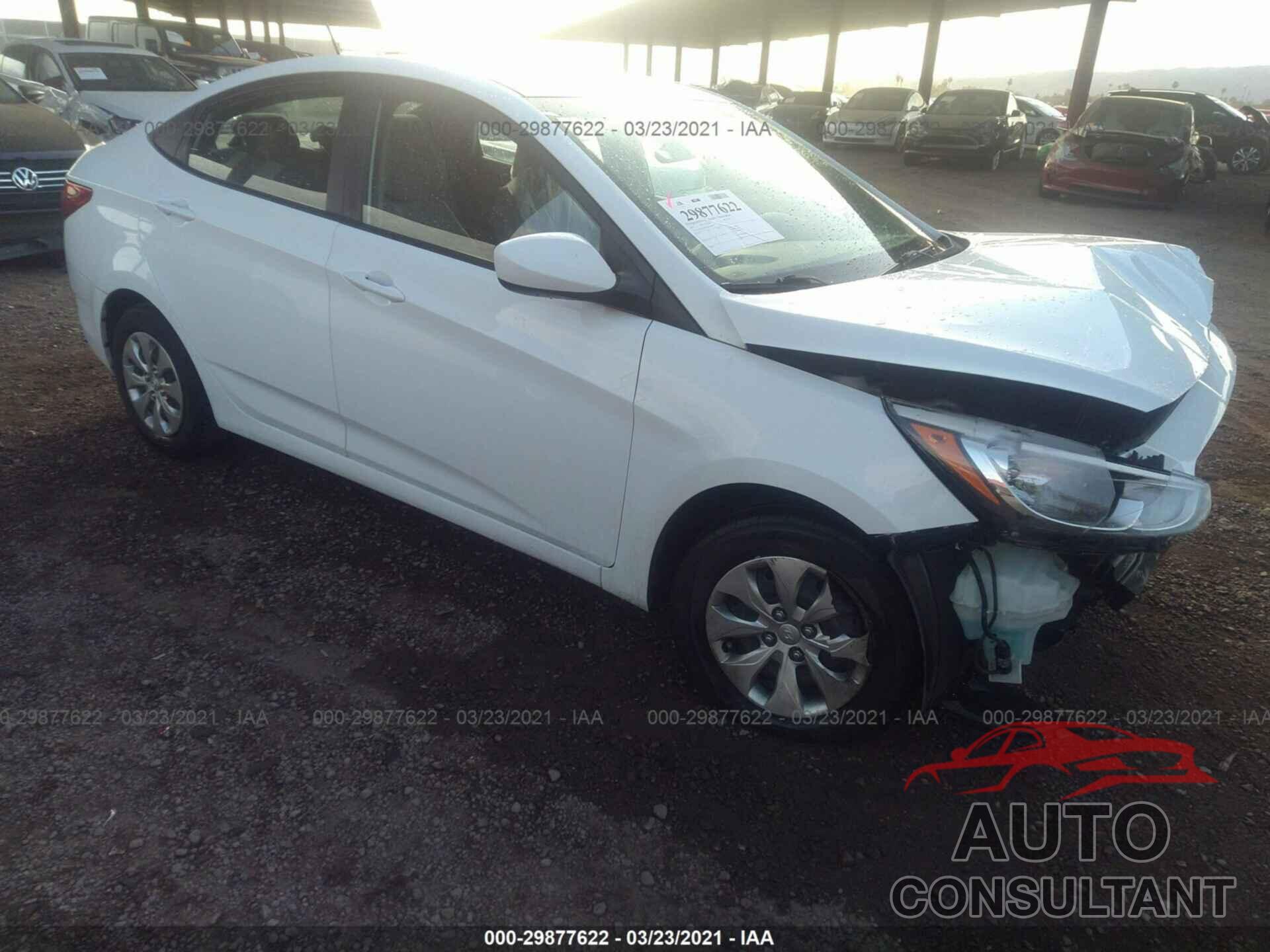HYUNDAI ACCENT 2017 - KMHCT4AE7HU306005
