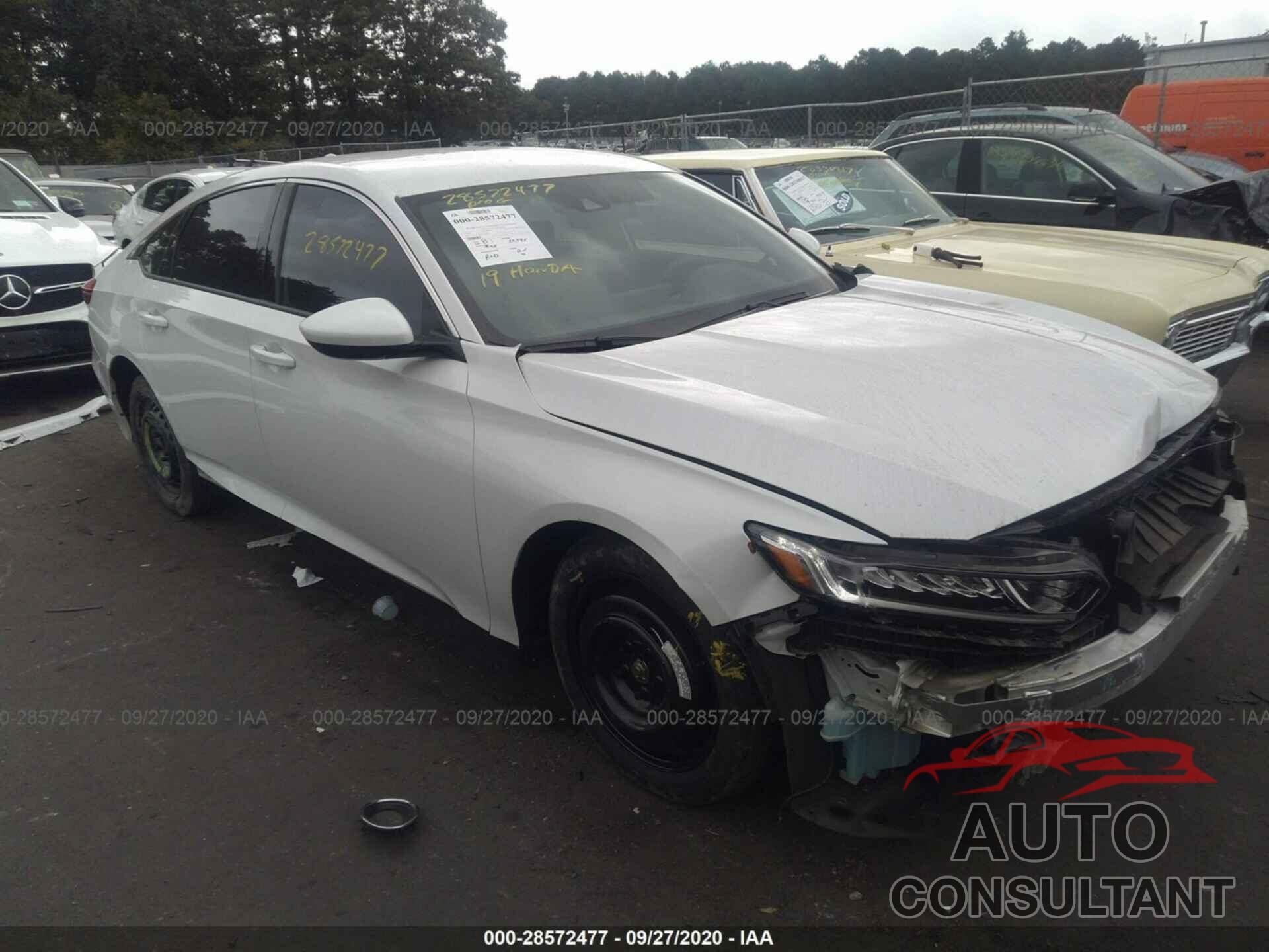 HONDA ACCORD SEDAN 2019 - 1HGCV1F32KA020254