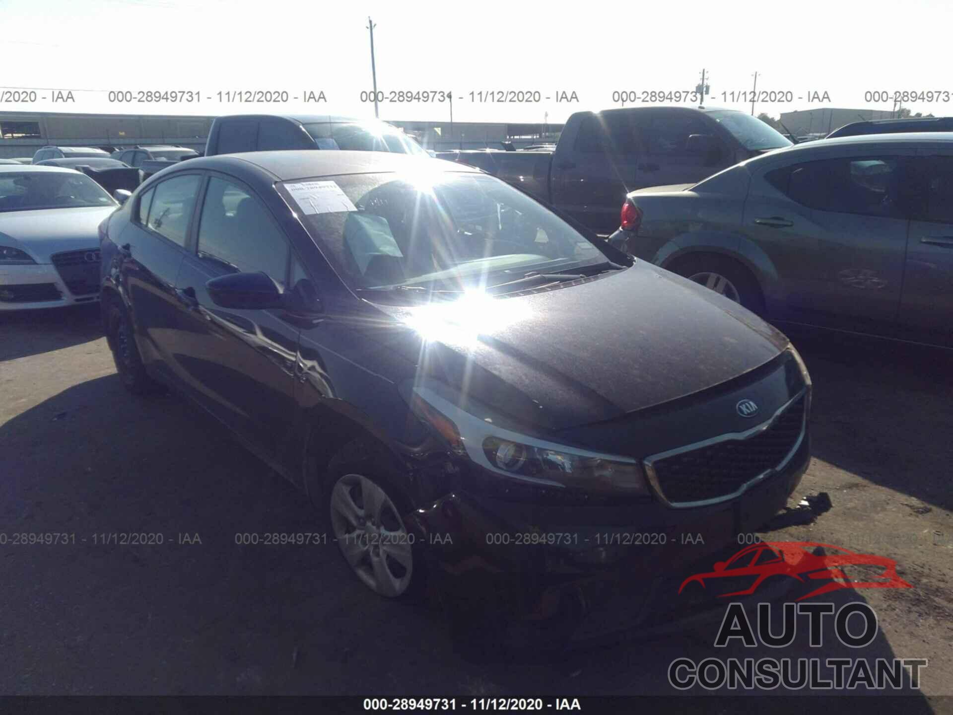 KIA FORTE 2017 - 3KPFK4A76HE045373