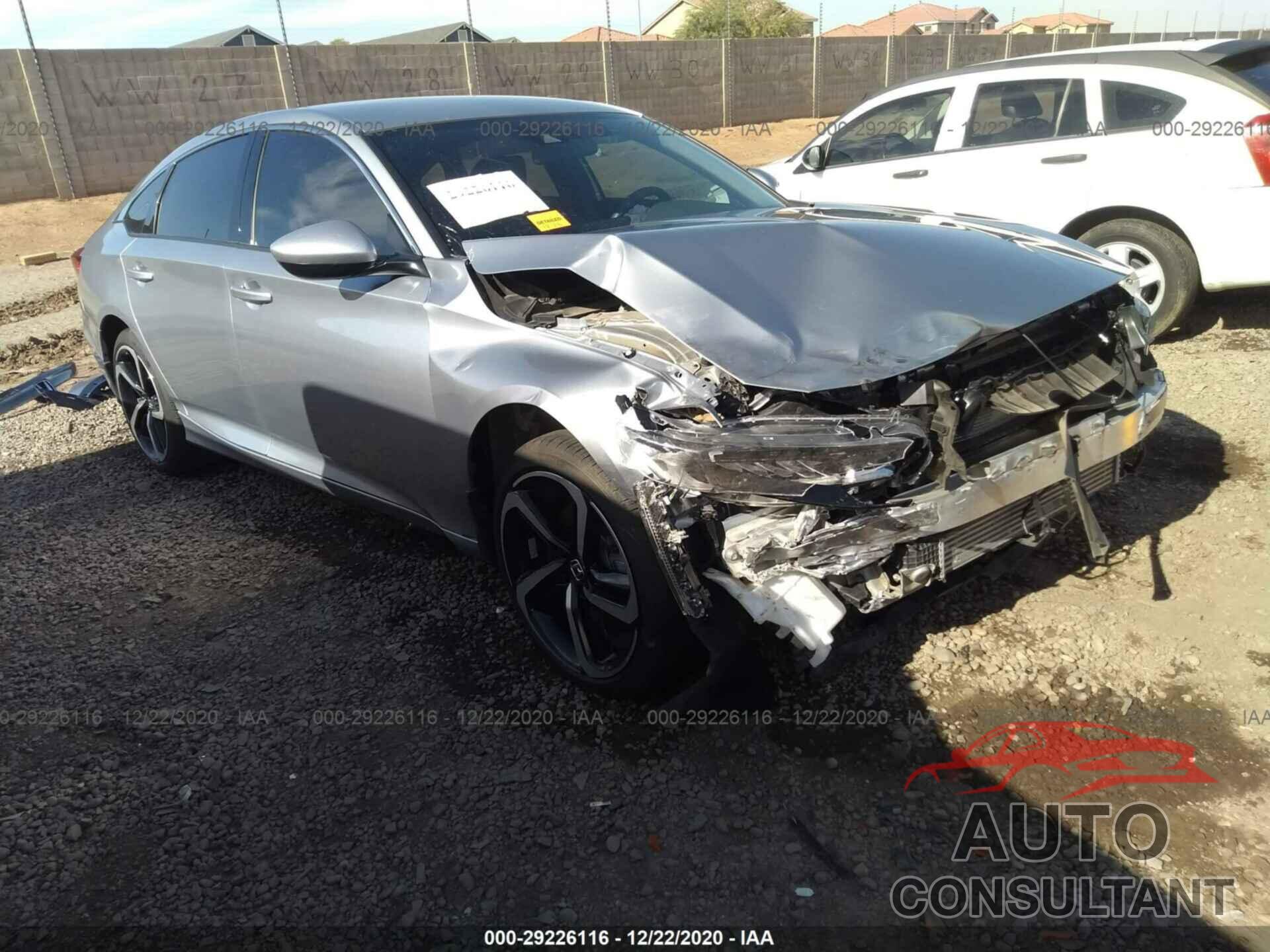 HONDA ACCORD SEDAN 2019 - 1HGCV1F33KA153671