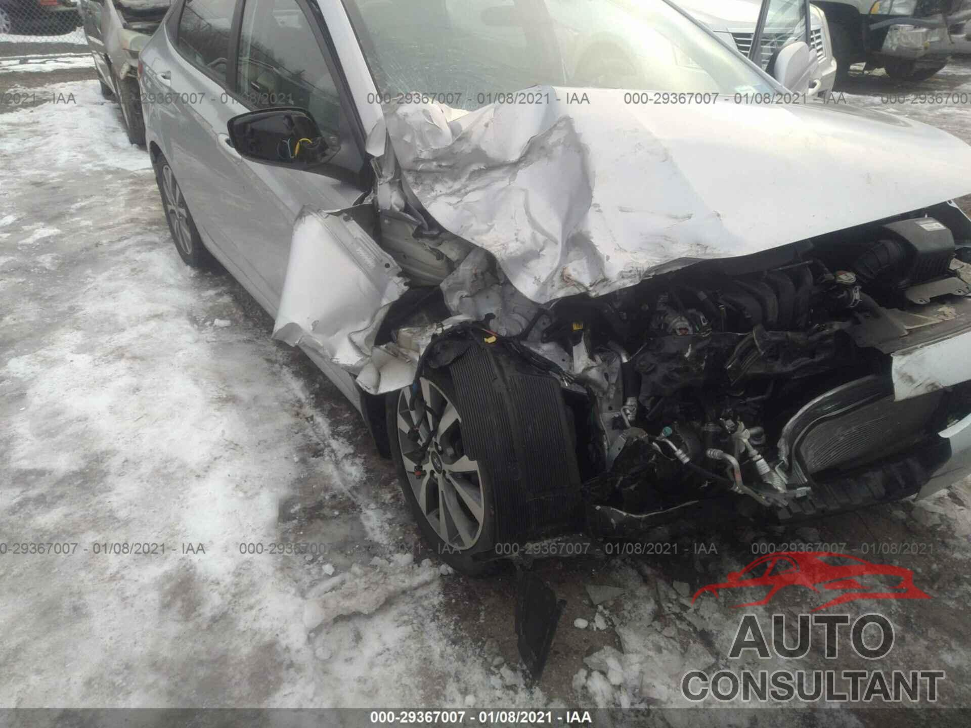 HYUNDAI ACCENT 2016 - KMHCU4AE3GU159984