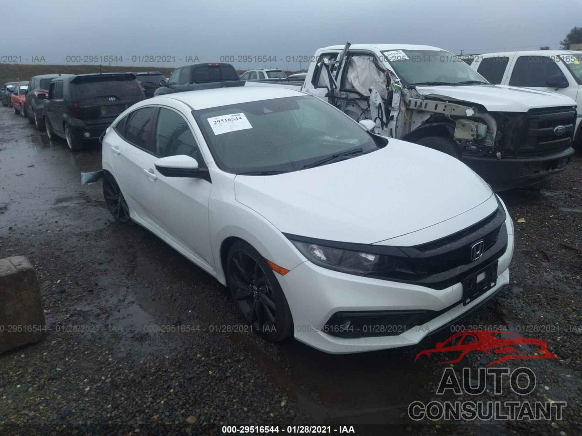 HONDA CIVIC SEDAN 2019 - 19XFC2F85KE204801