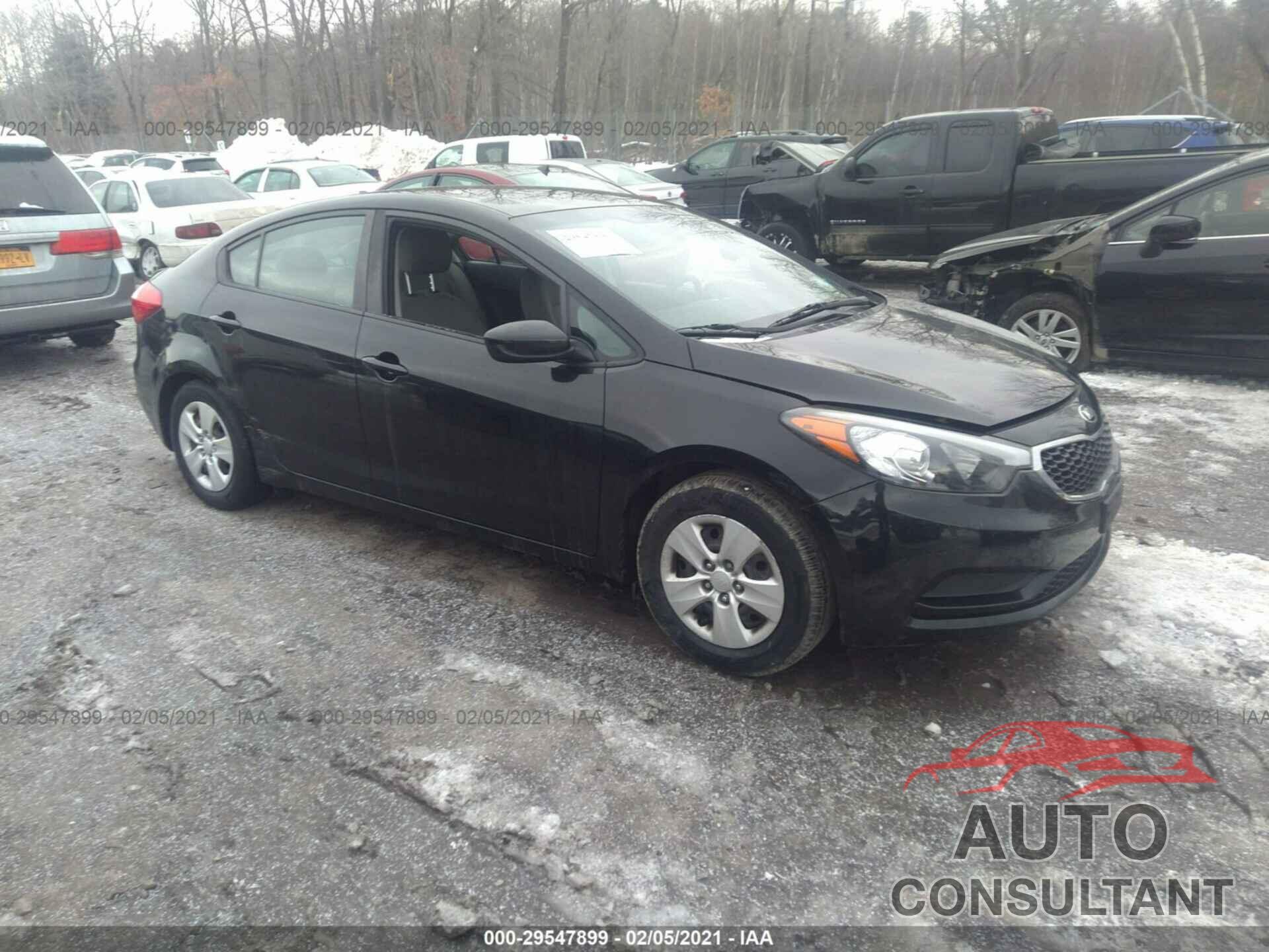 KIA FORTE 2016 - KNAFK4A62G5509919