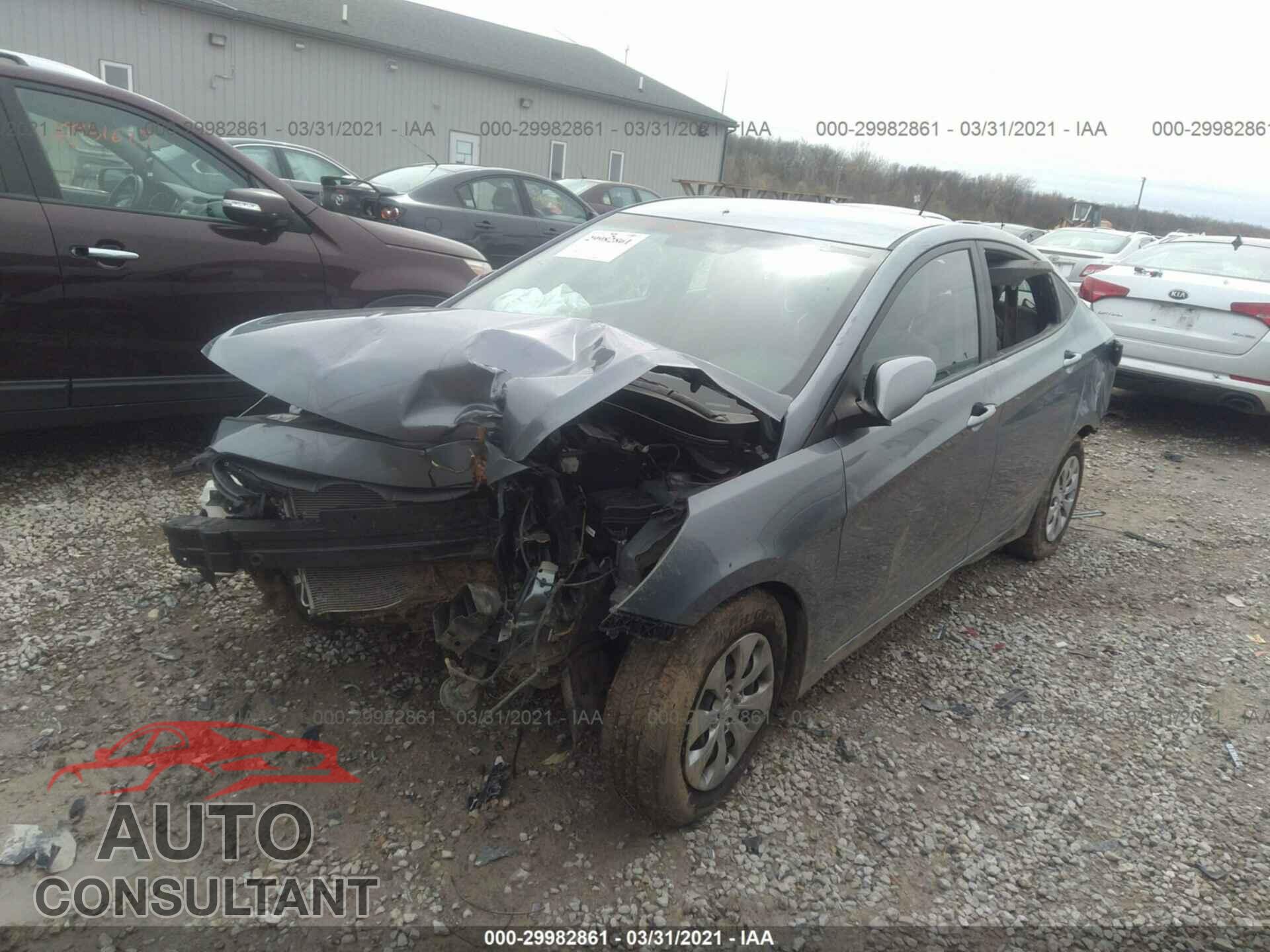 HYUNDAI ACCENT 2017 - KMHCT4AE5HU354733