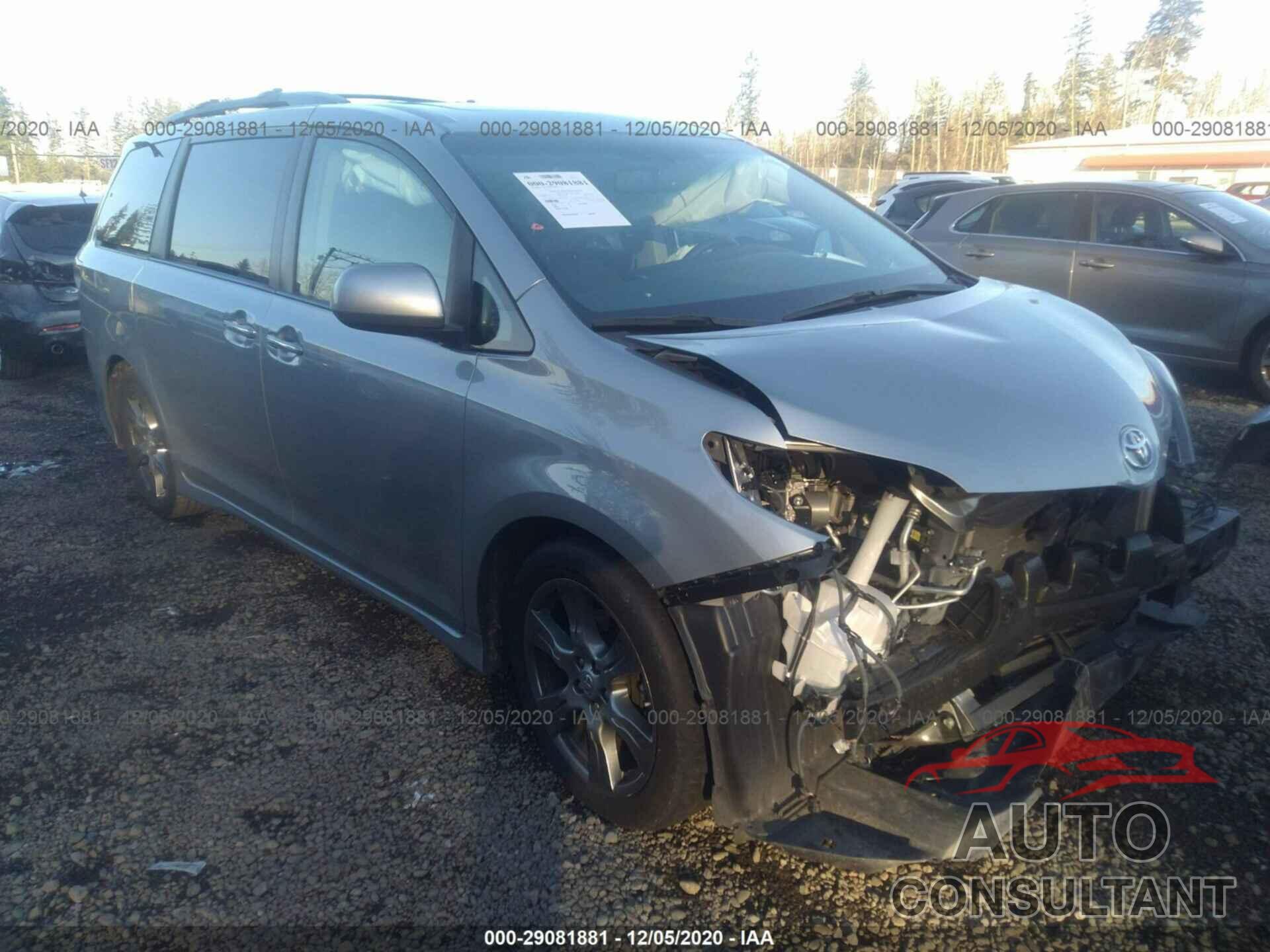 TOYOTA SIENNA 2017 - 5TDXZ3DCXHS845926