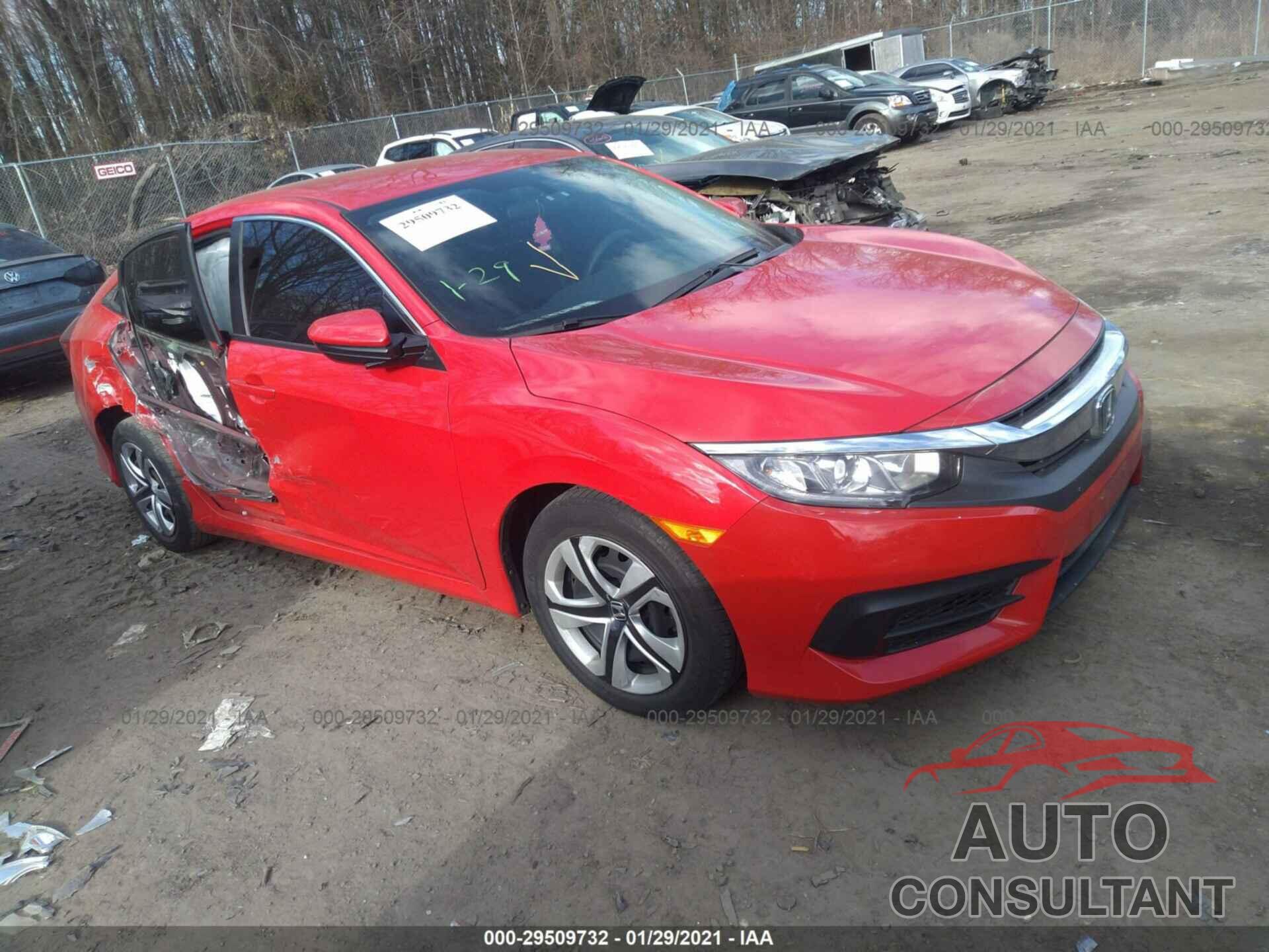 HONDA CIVIC SEDAN 2016 - 2HGFC2F50GH550418