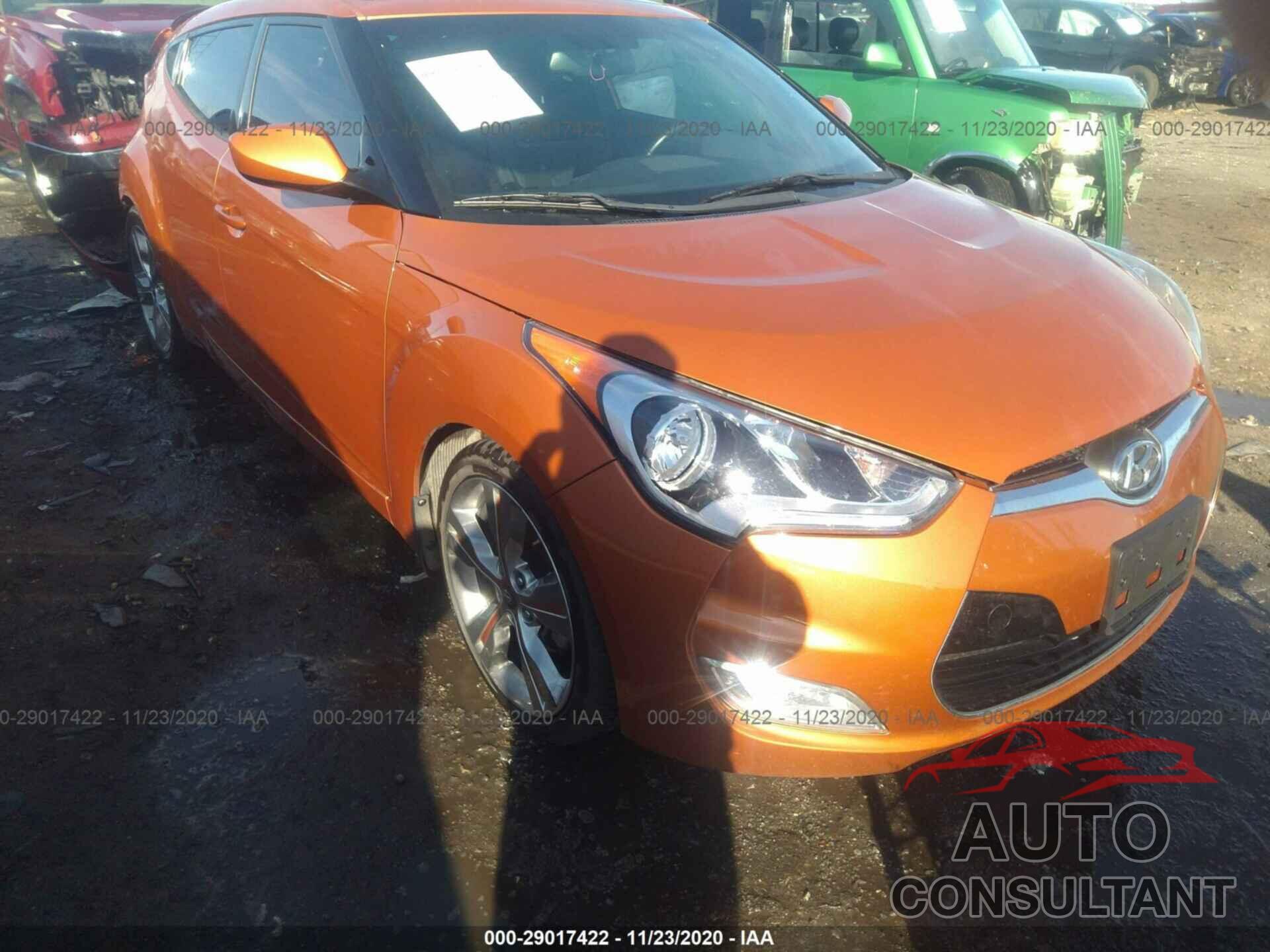 HYUNDAI VELOSTER 2017 - KMHTC6AD6HU312333