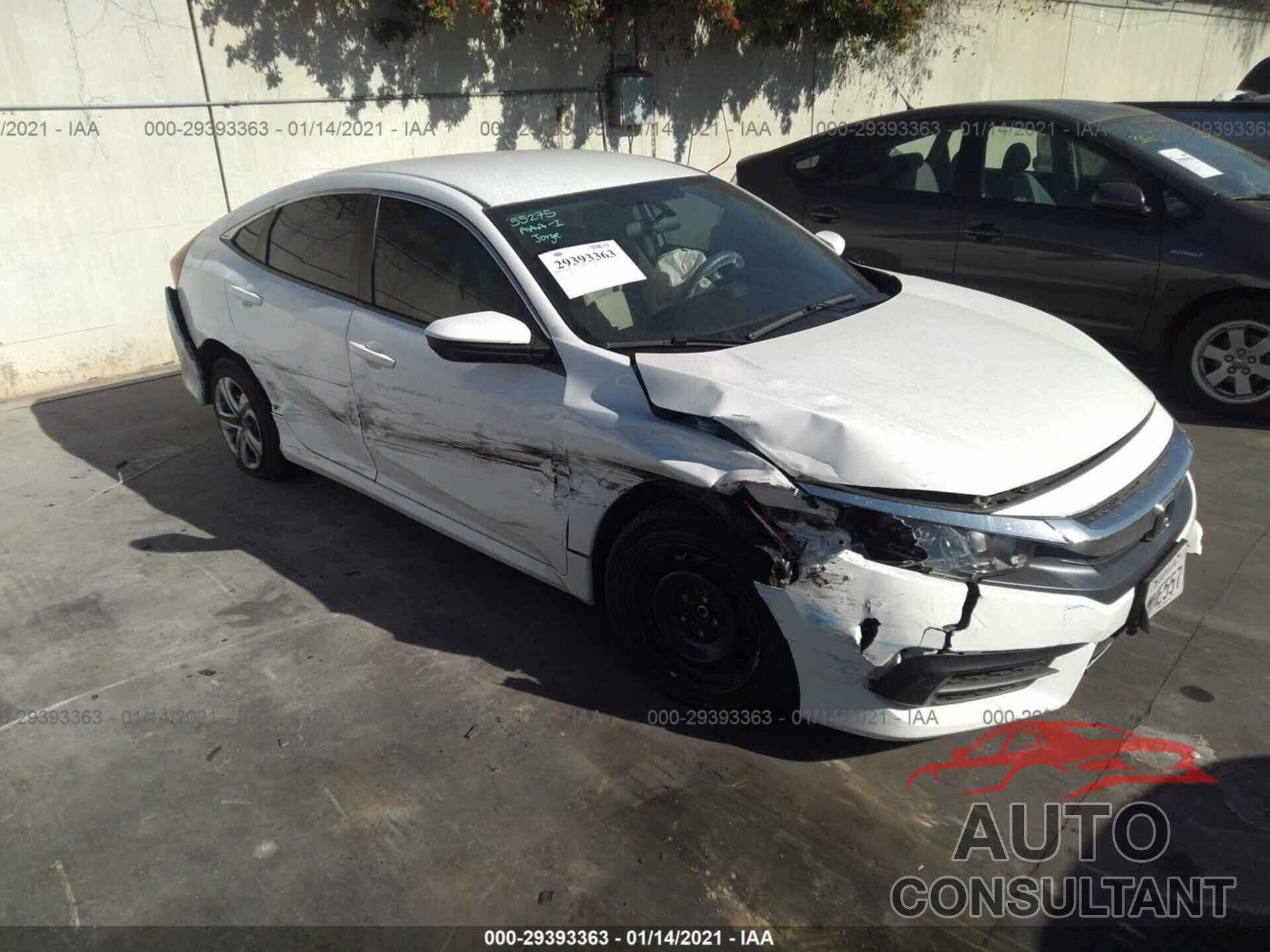 HONDA CIVIC SEDAN 2018 - 2HGFC2F56JH543125