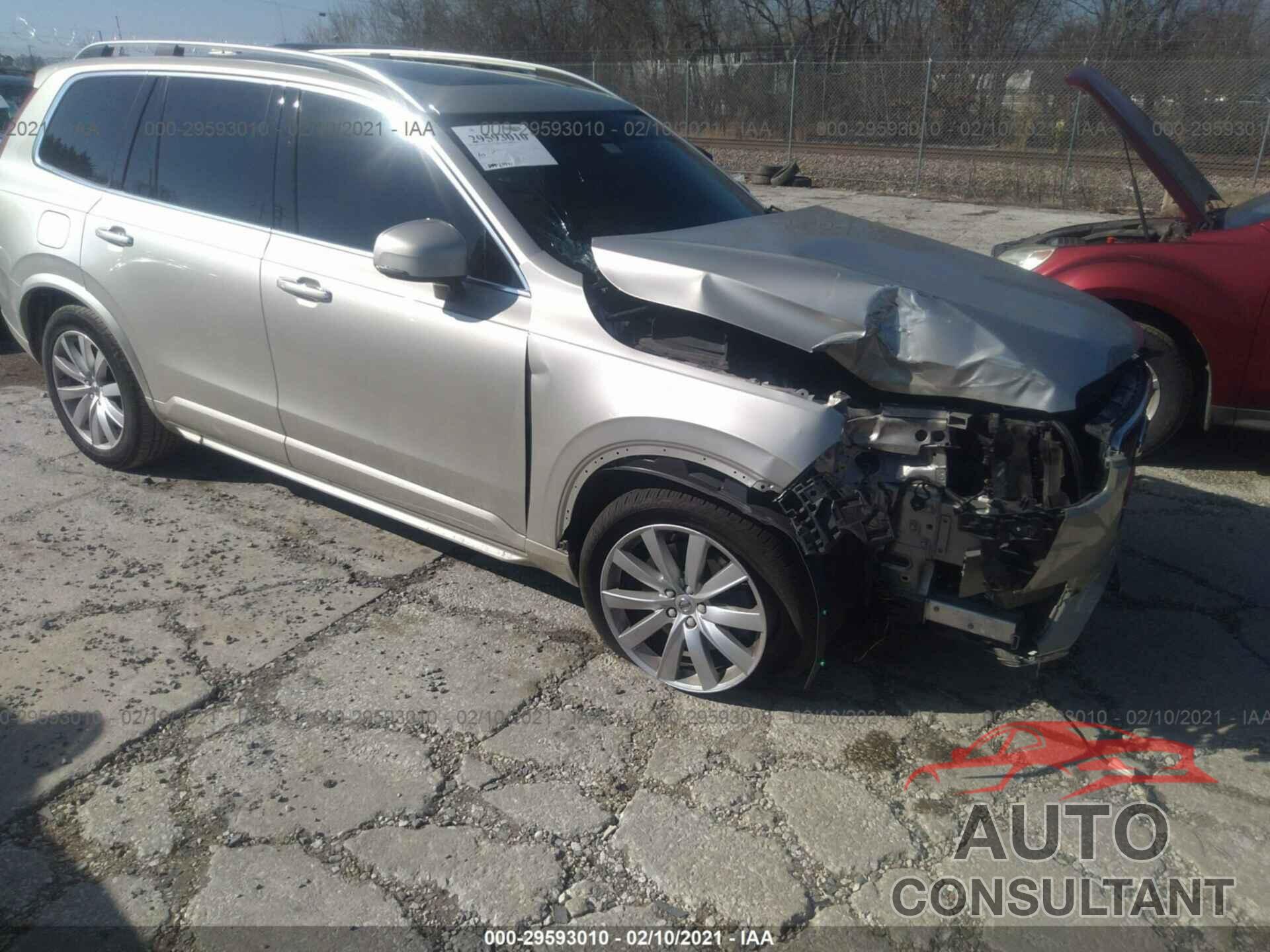 VOLVO XC90 2016 - YV4A22PK1G1023788