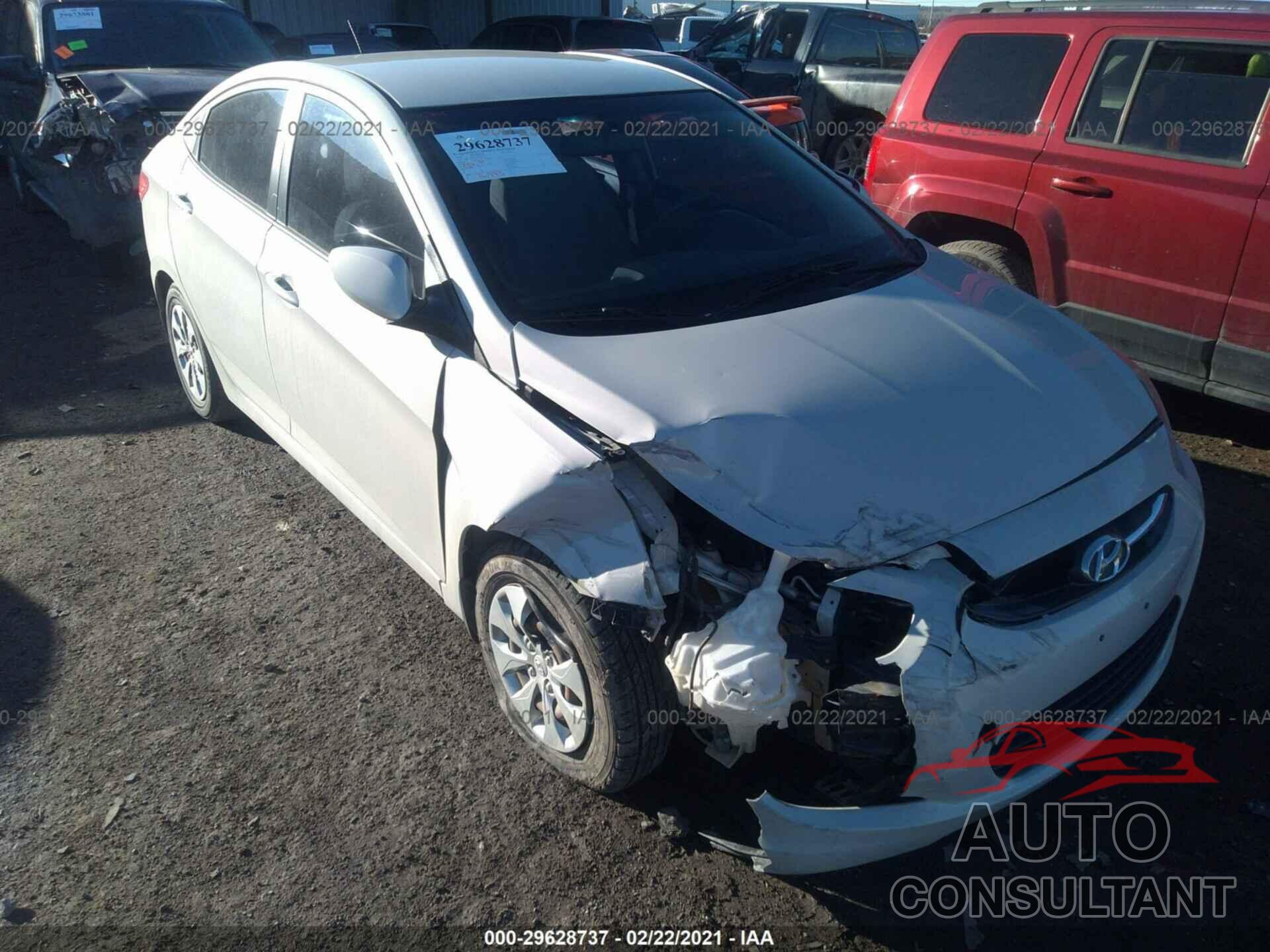 HYUNDAI ACCENT 2016 - KMHCT4AE7GU046767