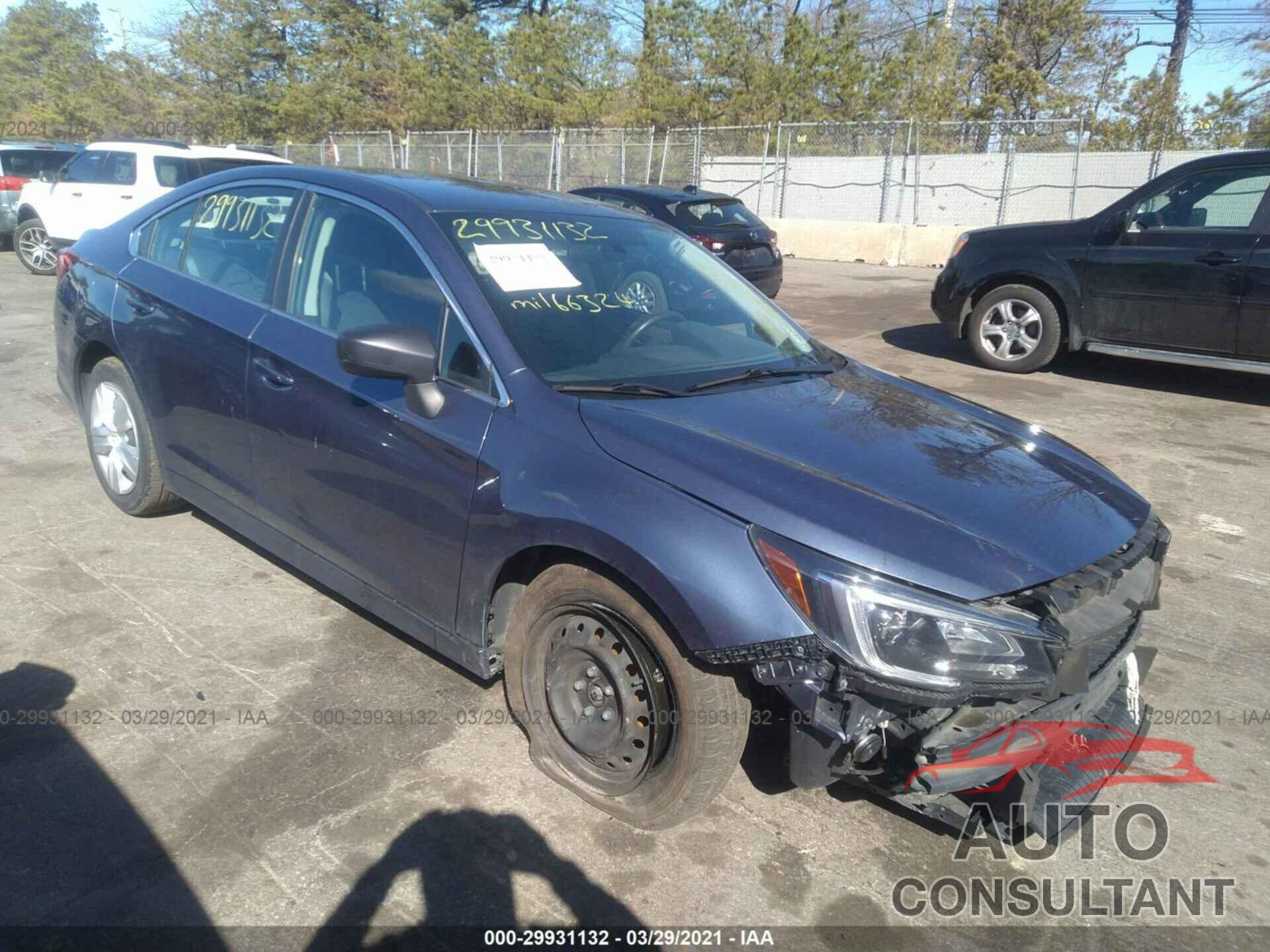SUBARU LEGACY 2018 - 4S3BNAA67J3045388