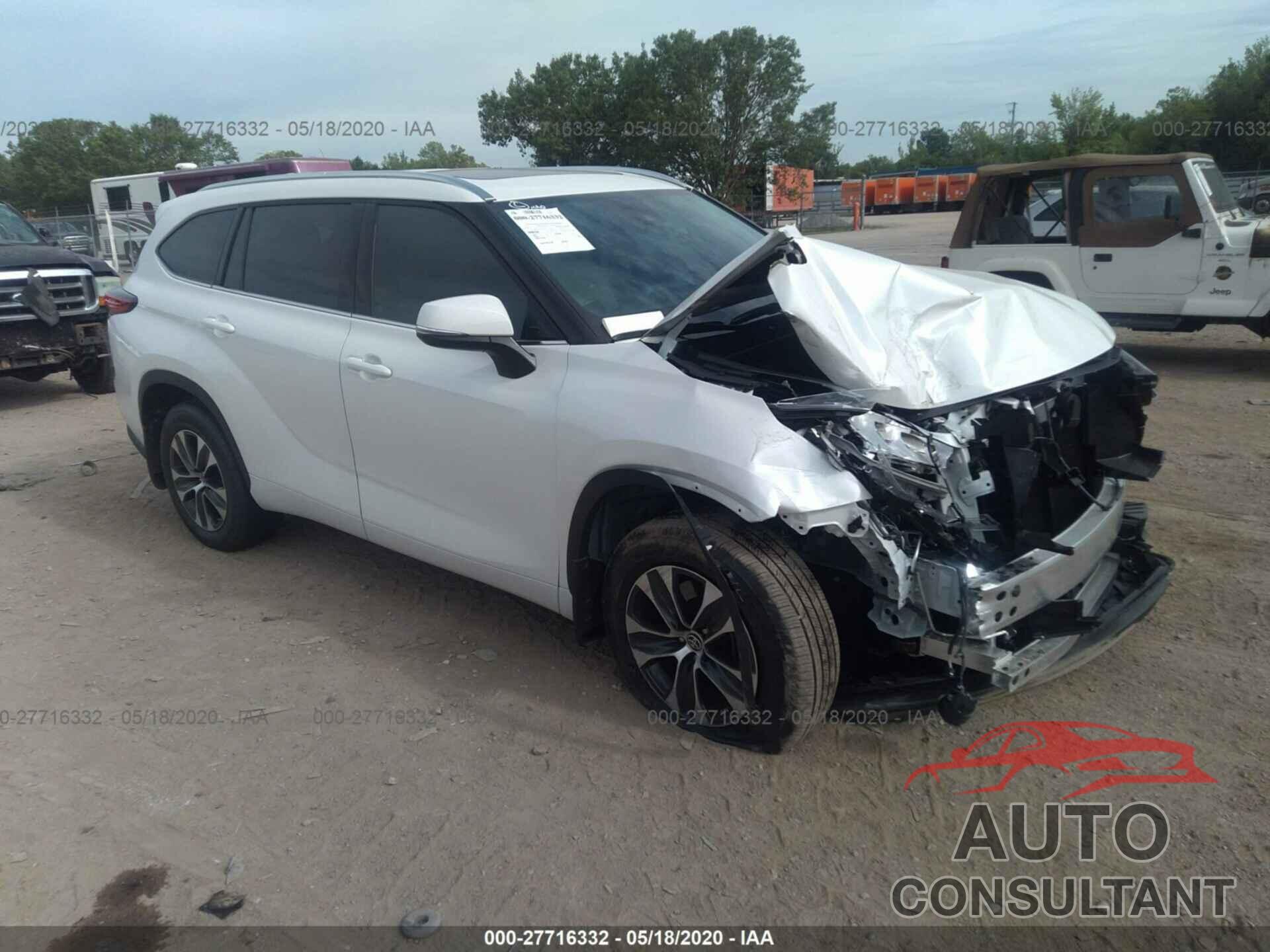 TOYOTA HIGHLANDER 2020 - 5TDGZRBH1LS510953