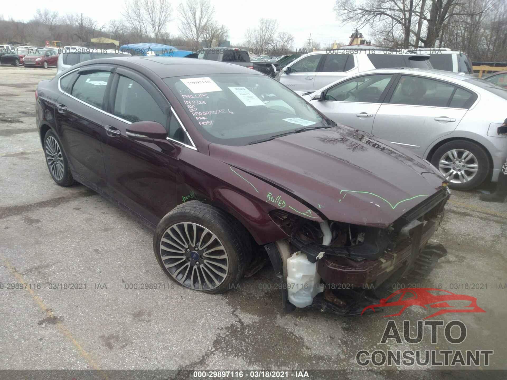 FORD FUSION 2017 - 3FA6P0T90HR173809