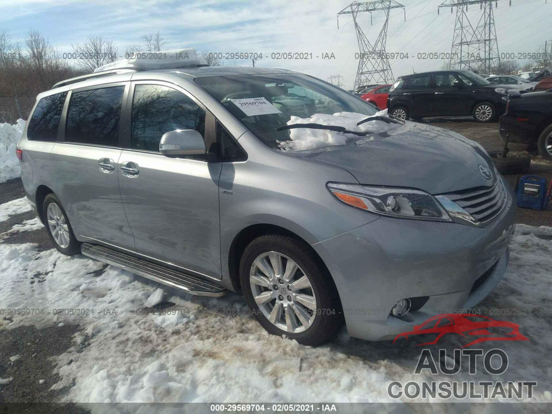 TOYOTA SIENNA 2017 - 5TDDZ3DC3HS163456