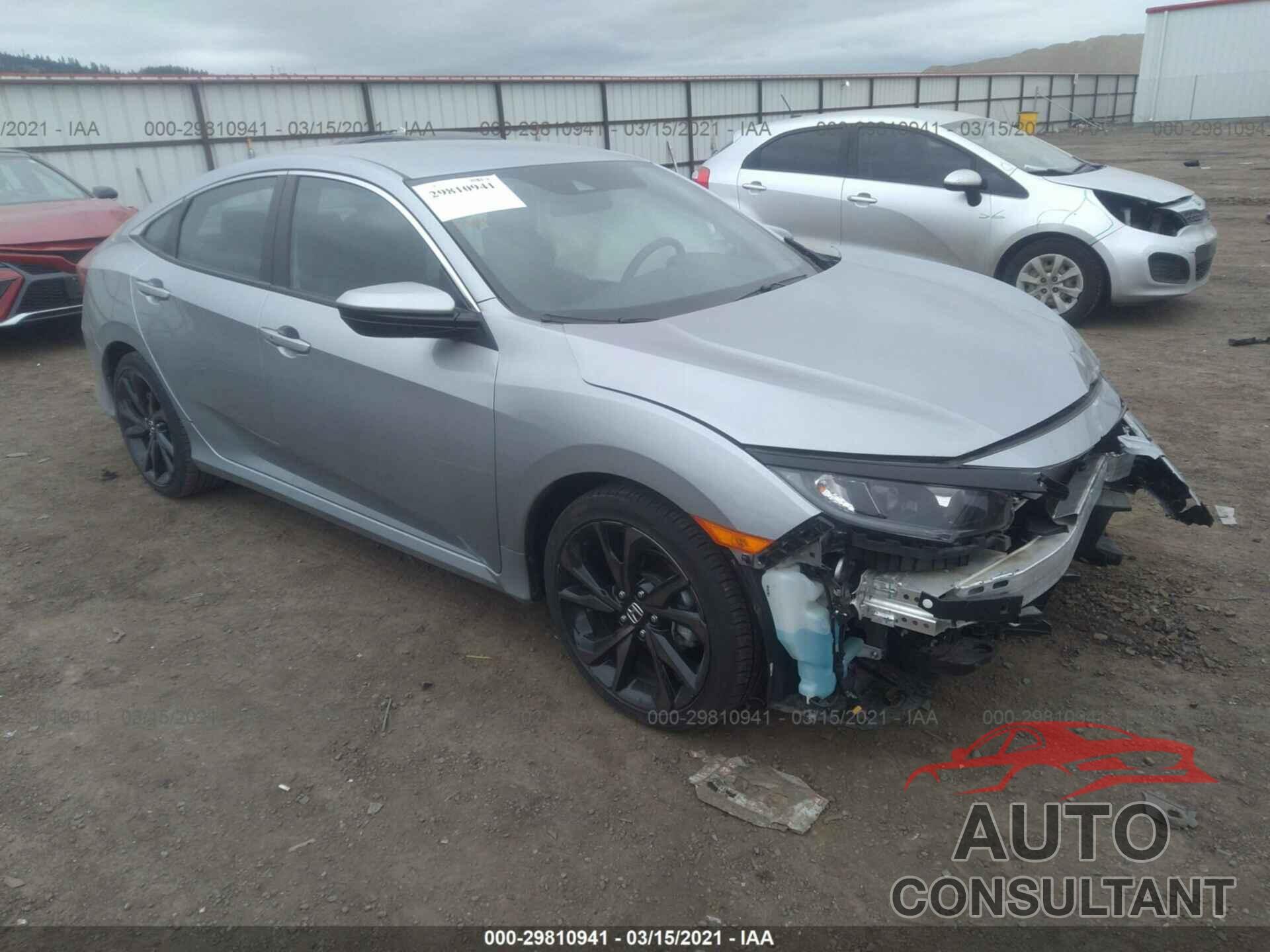 HONDA CIVIC SEDAN 2019 - 19XFC2F84KE203915