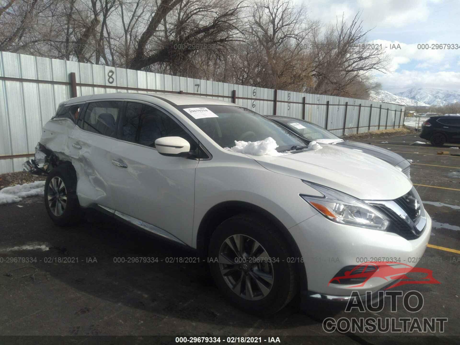 NISSAN MURANO 2017 - 5N1AZ2MH6HN154695