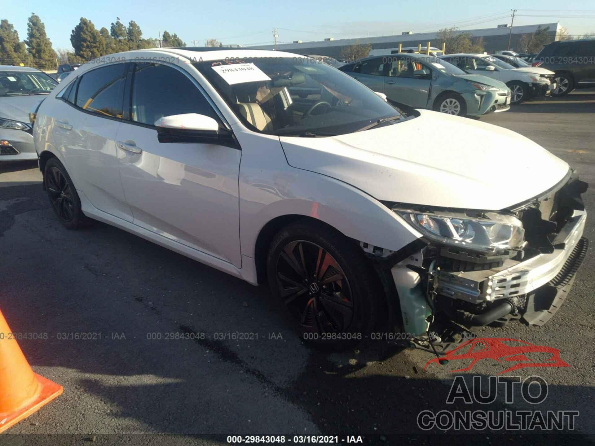 HONDA CIVIC HATCHBACK 2017 - SHHFK7H51HU414073