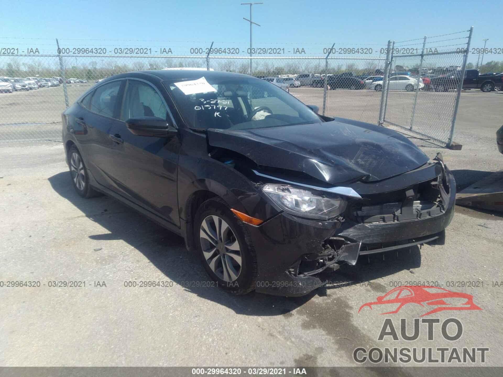 HONDA CIVIC SEDAN 2016 - 19XFC2F58GE015797