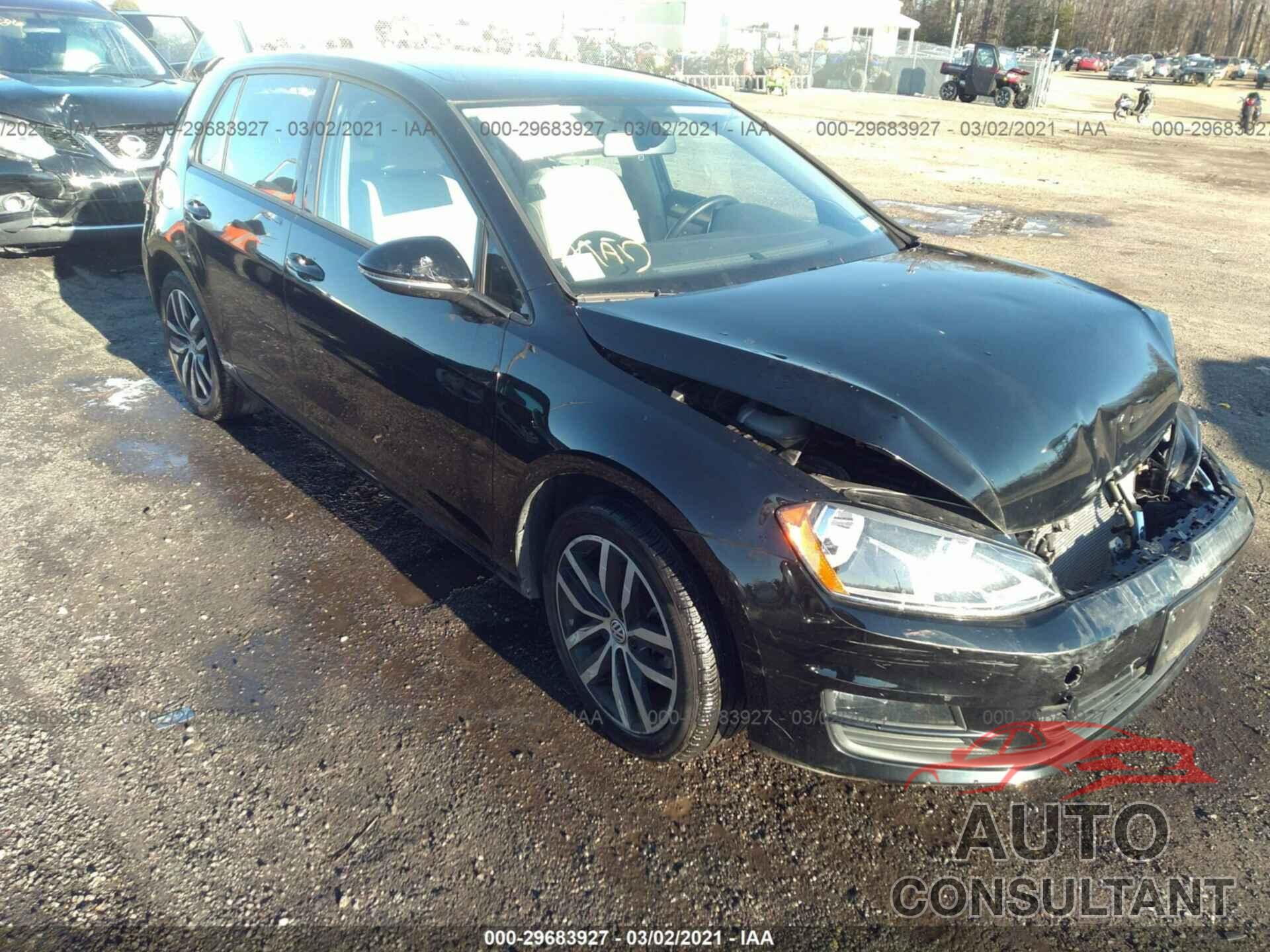 VOLKSWAGEN GOLF 2016 - 3VW217AU2GM041346