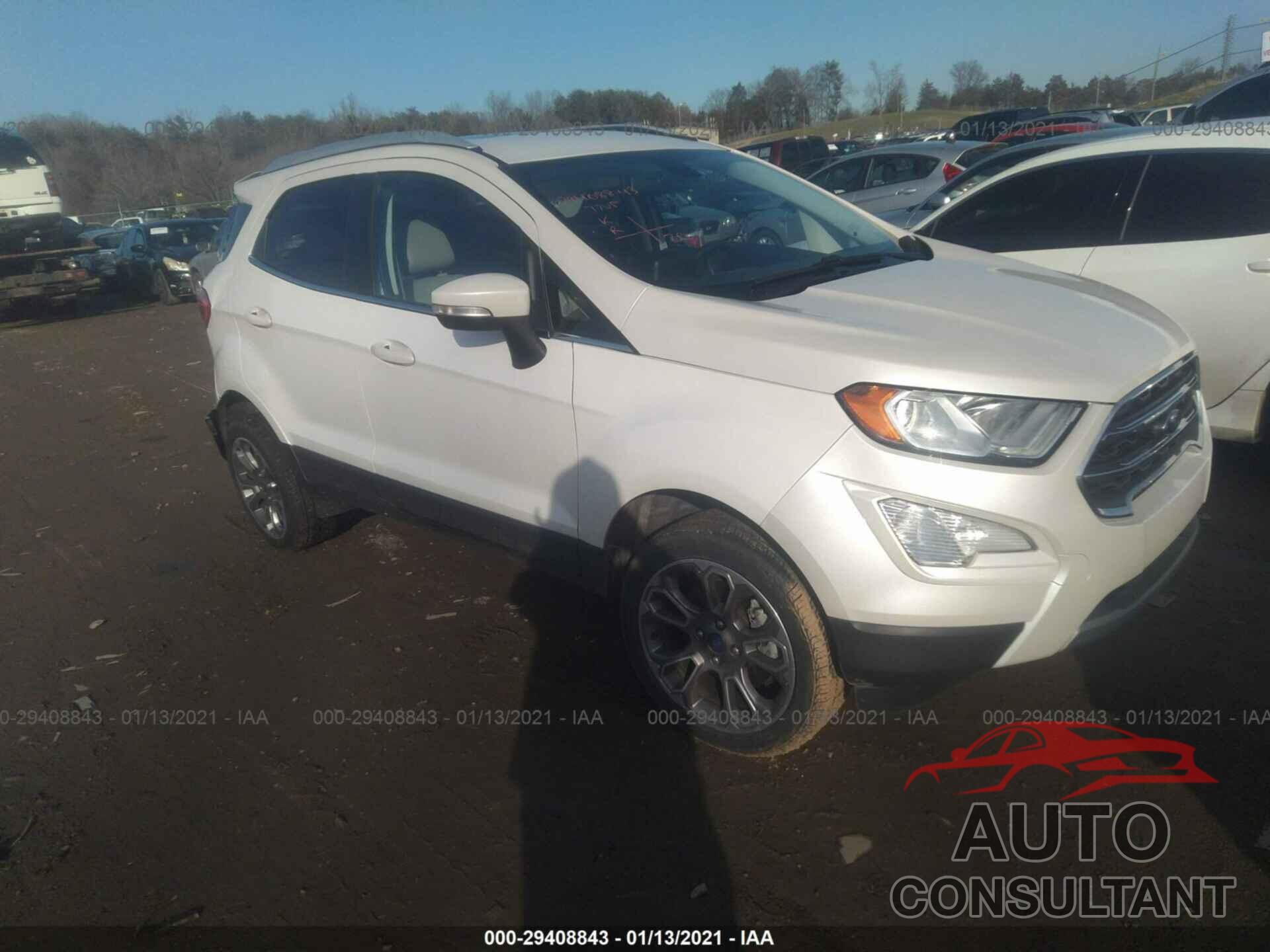 FORD ECOSPORT 2018 - MAJ6P1WL6JC200917