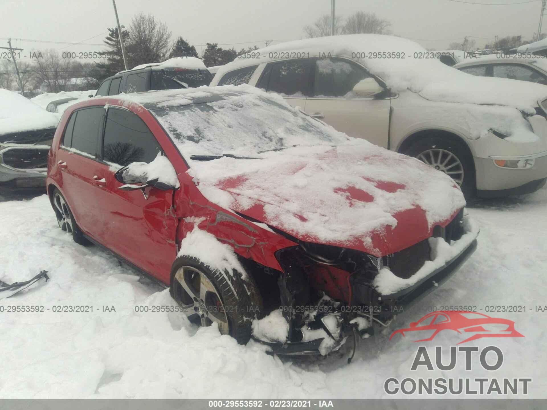 VOLKSWAGEN GOLF GTI 2016 - 3VW447AU2GM022134