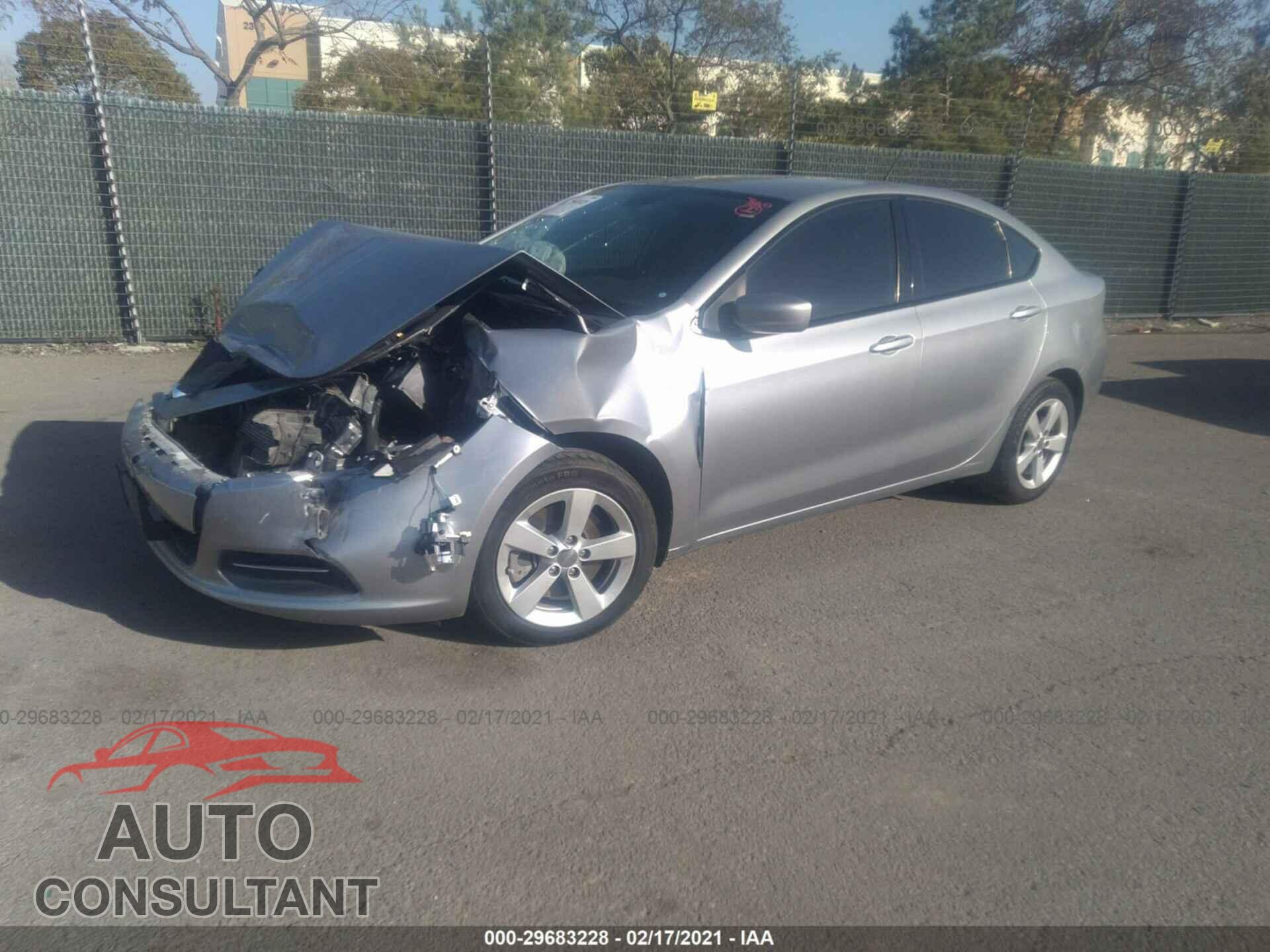 DODGE DART 2016 - 1C3CDFBB2GD701696