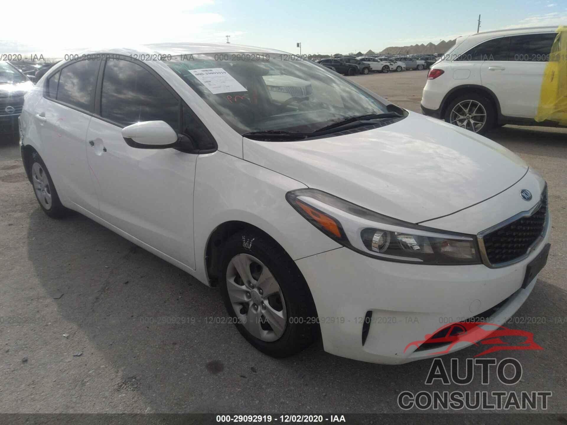 KIA FORTE 2017 - 3KPFK4A70HE013406