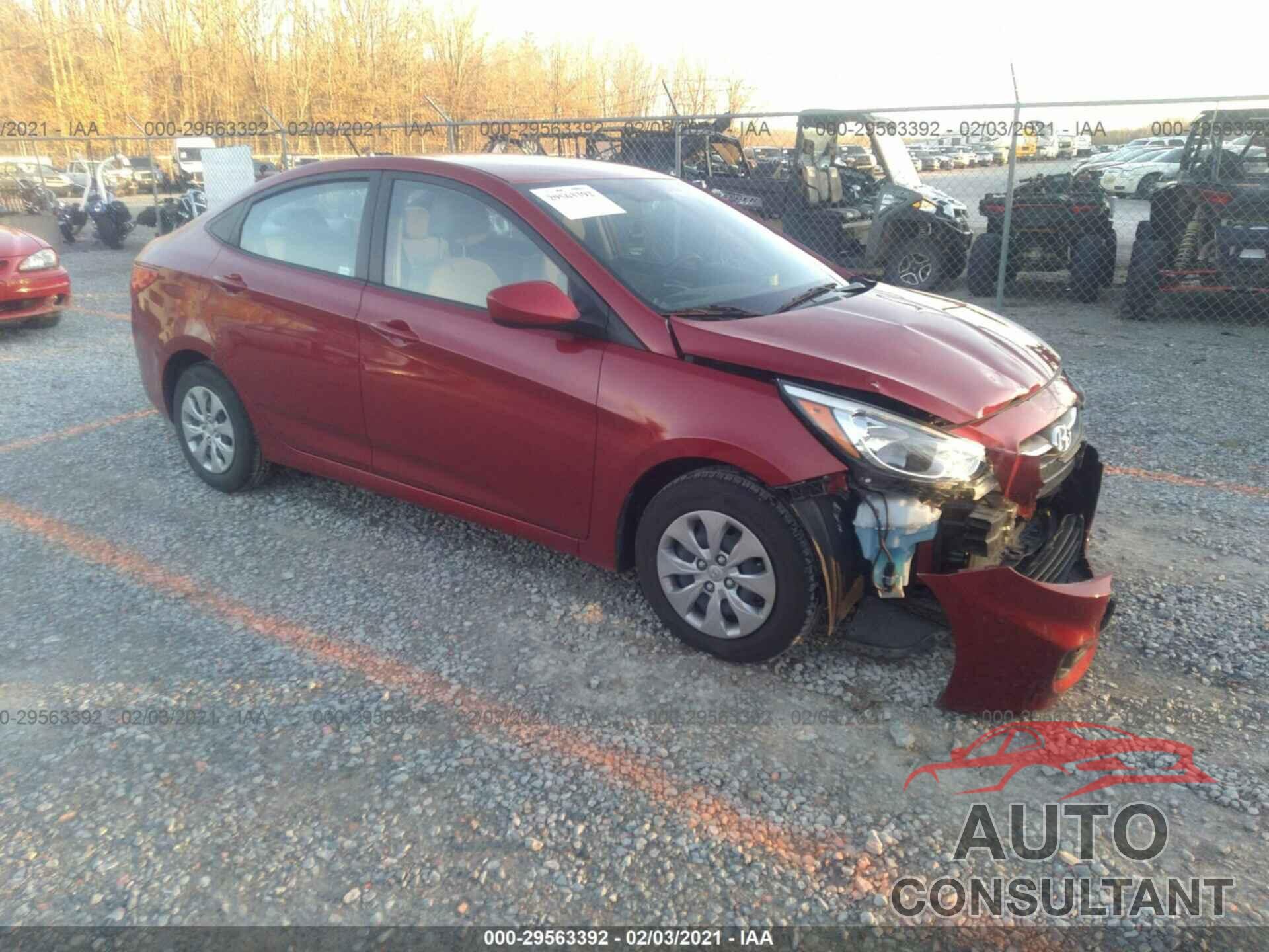 HYUNDAI ACCENT 2017 - KMHCT4AE7HU371372