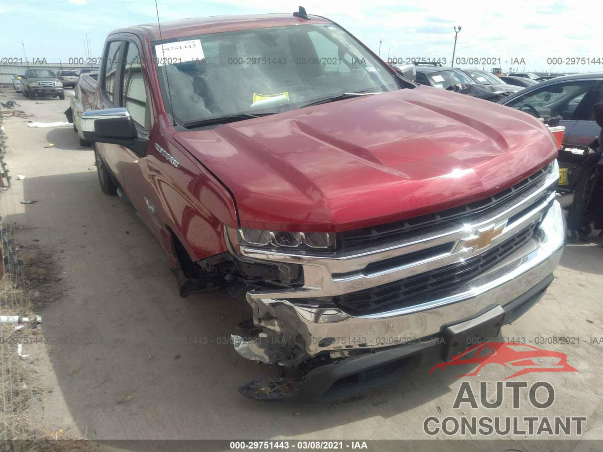 CHEVROLET SILVERADO 1500 2020 - 1GCPWCEK4LZ318034