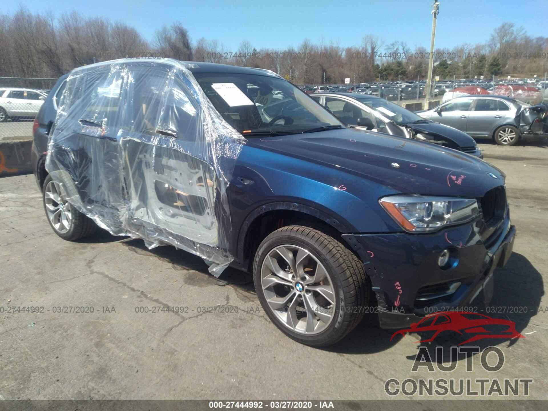 BMW X3 2017 - 5UXWX9C32H0T19006