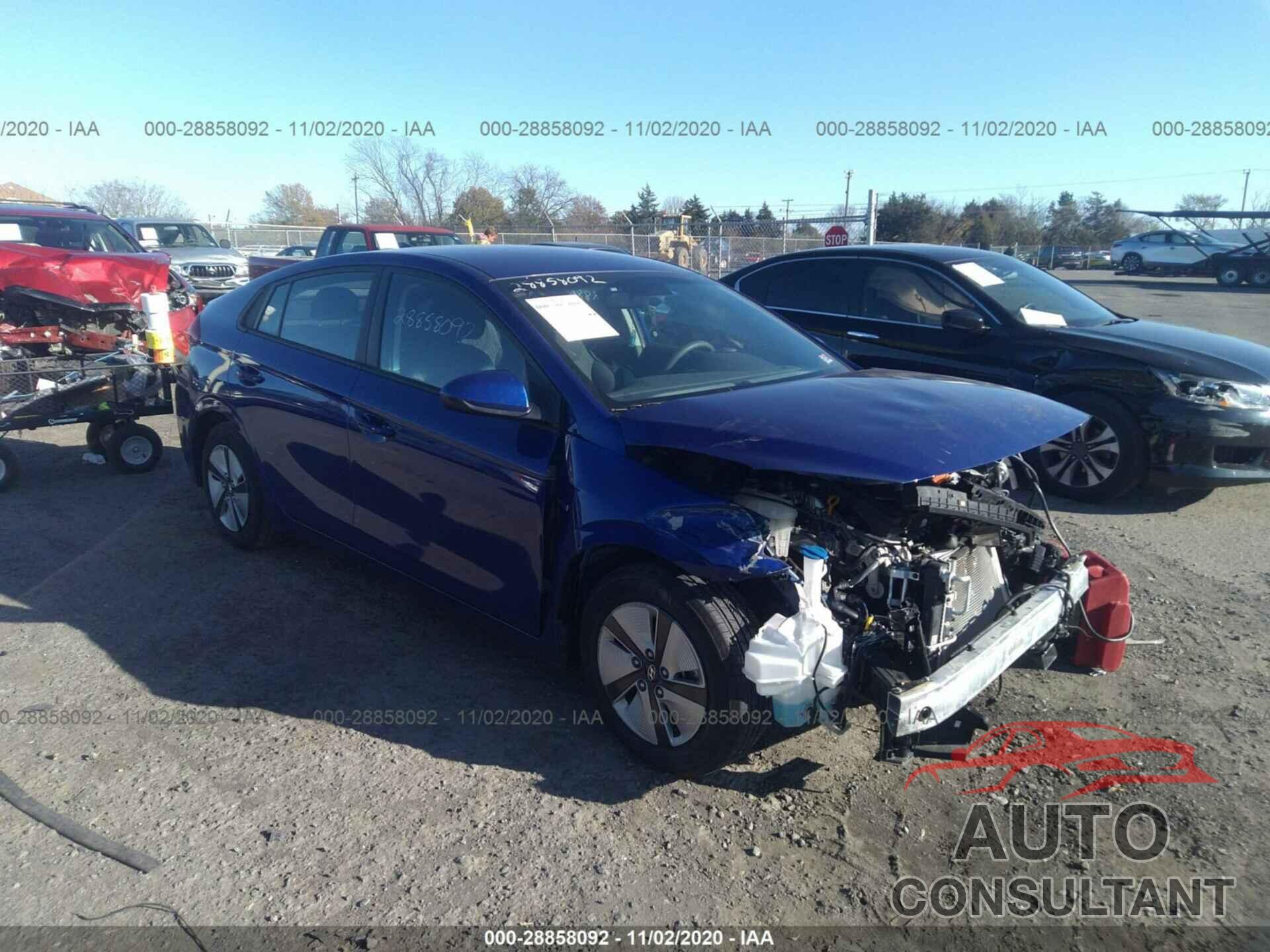 HYUNDAI IONIQ HYBRID 2019 - KMHC65LC6KU140737