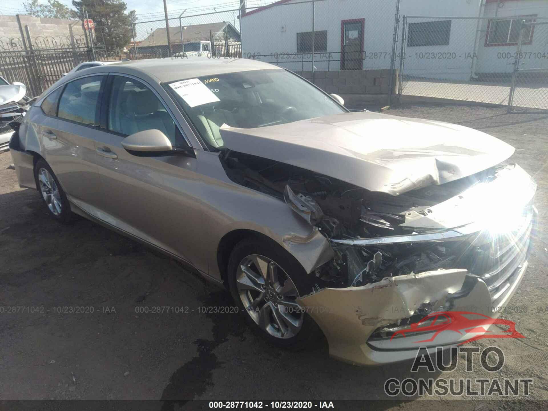 HONDA ACCORD SEDAN 2019 - 1HGCV1F17KA129825