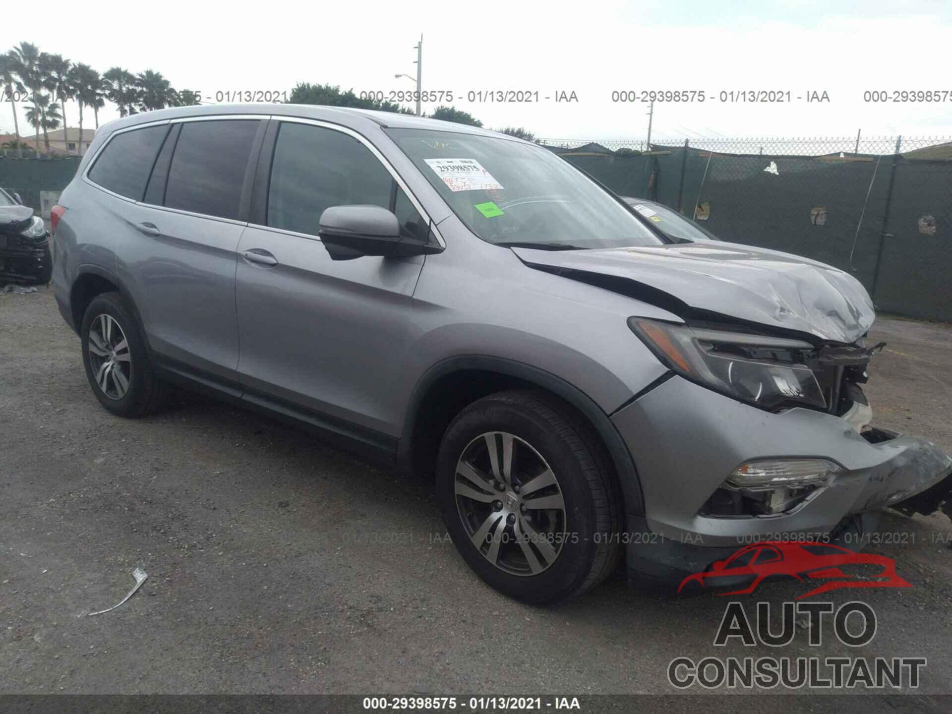 HONDA PILOT 2016 - 5FNYF5H54GB021007