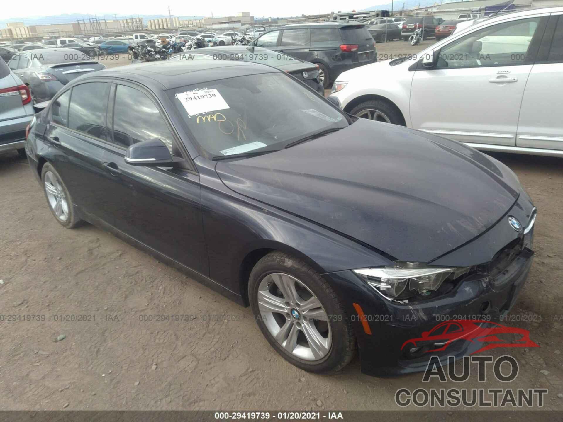 BMW 3 SERIES 2016 - WBA8E3G54GNT77769