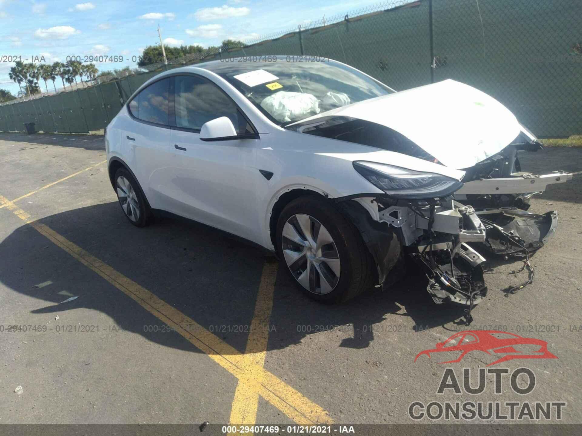 TESLA MODEL Y 2021 - 5YJYGDEE3MF063739