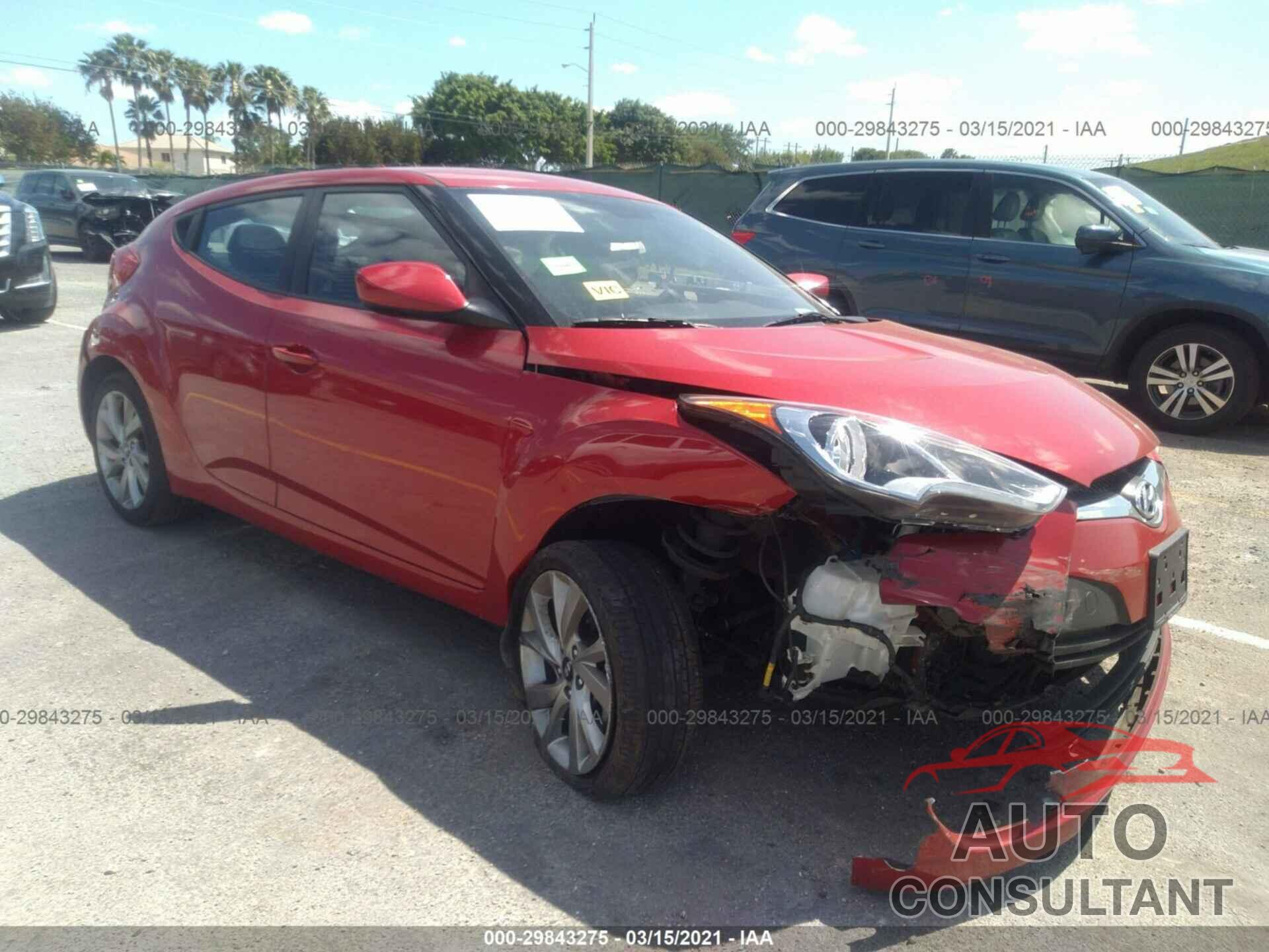 HYUNDAI VELOSTER 2016 - KMHTC6AD2GU277014