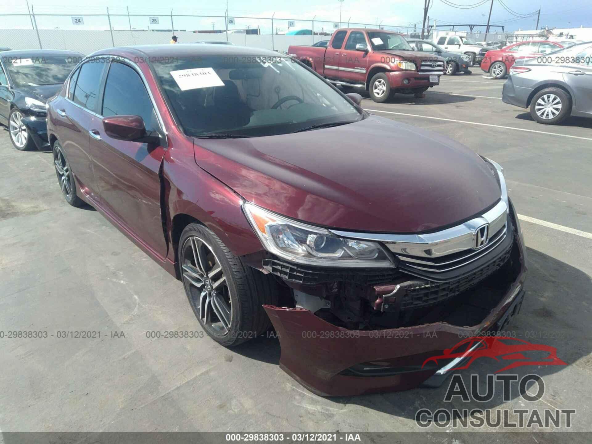 HONDA ACCORD SEDAN 2017 - 1HGCR2F54HA124572