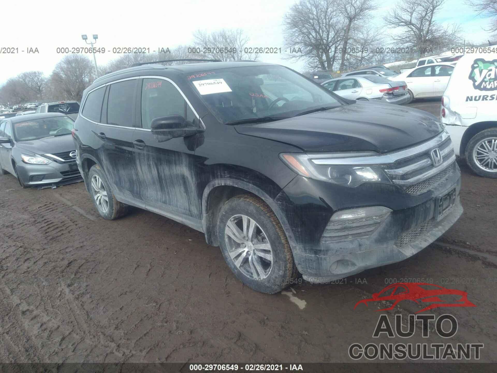 HONDA PILOT 2017 - 5FNYF6H72HB066522
