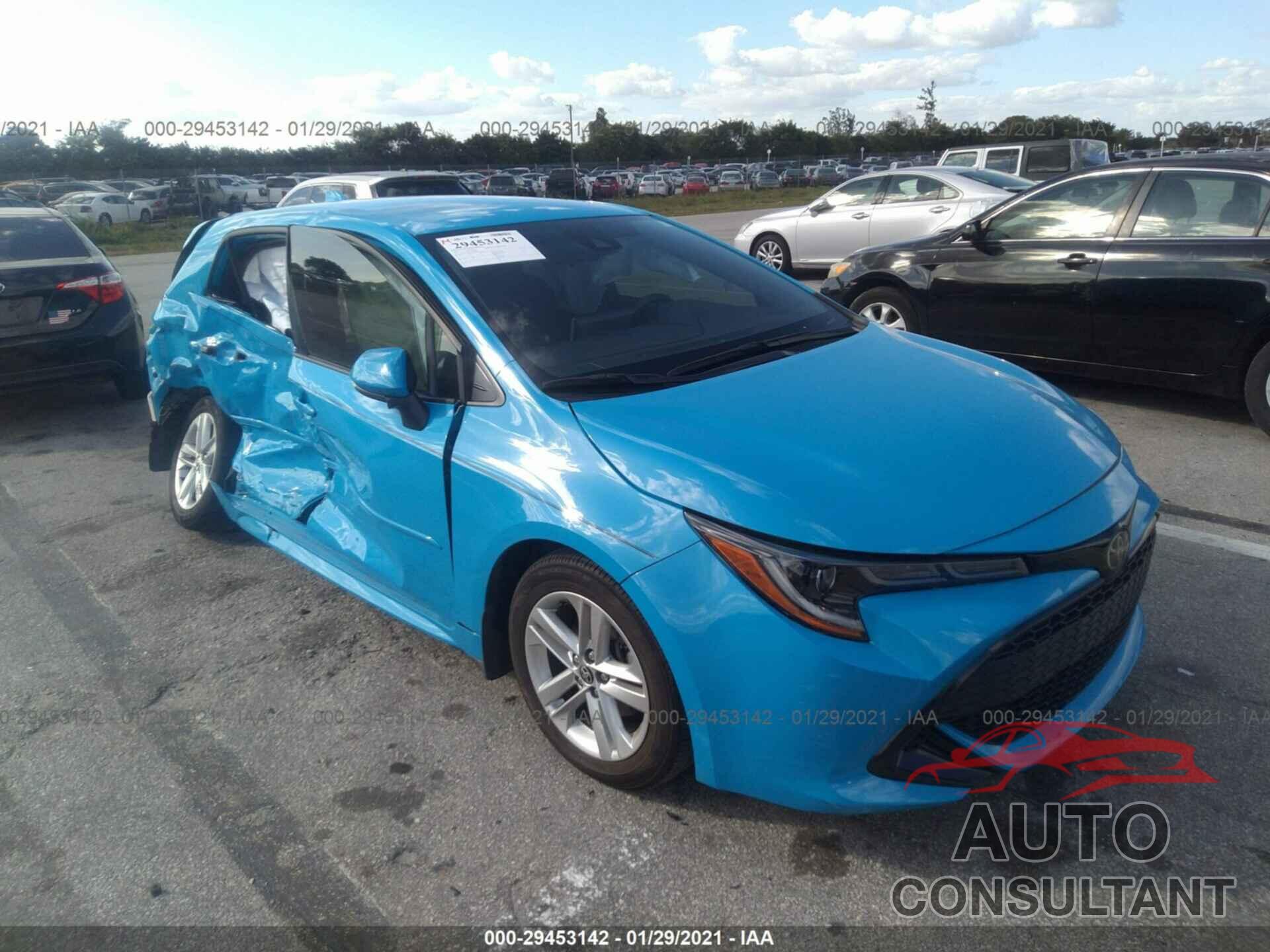 TOYOTA COROLLA HATCHBACK 2020 - JTND4RBE3L3088804