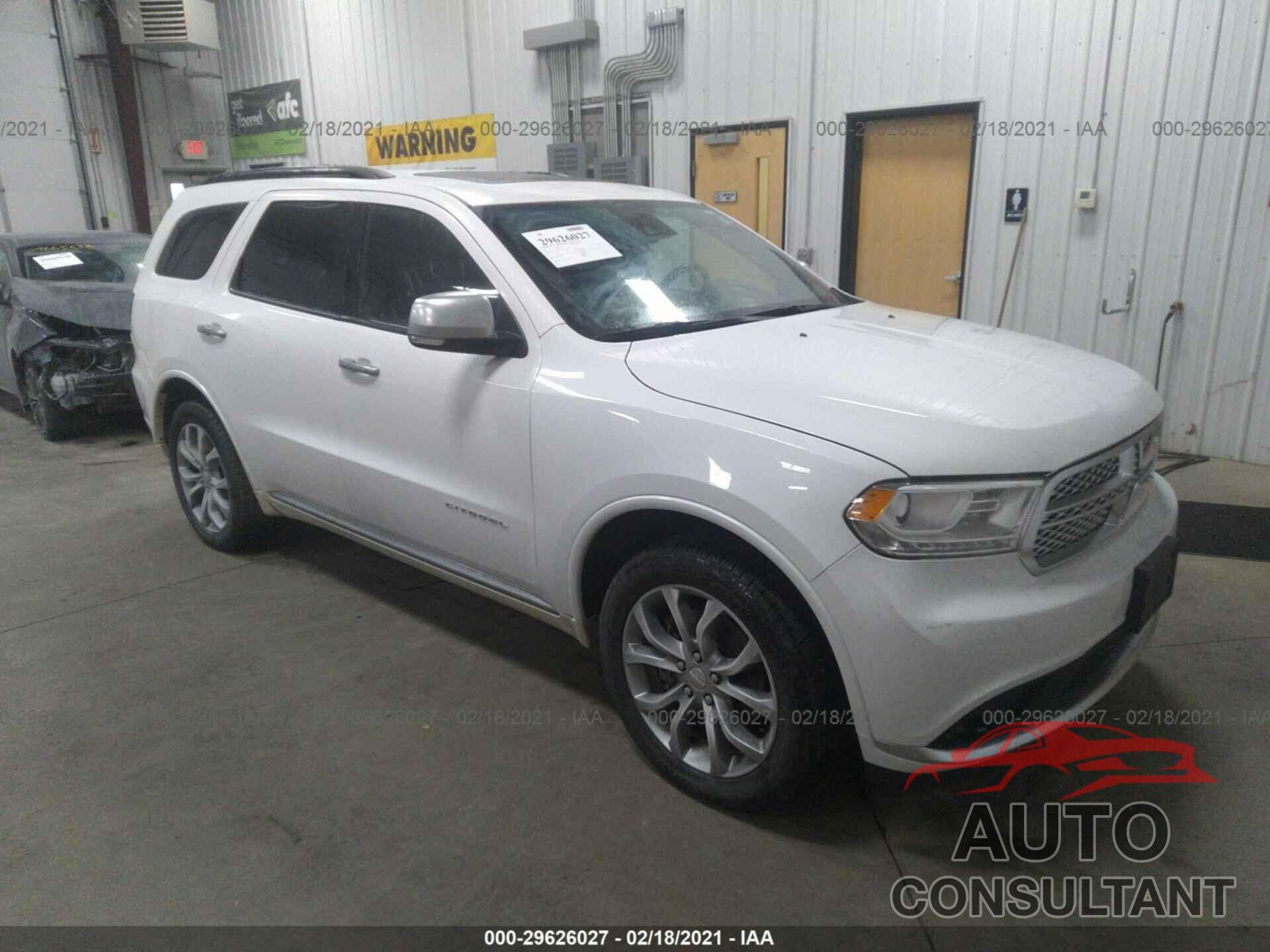DODGE DURANGO 2017 - 1C4RDJEG3HC923994