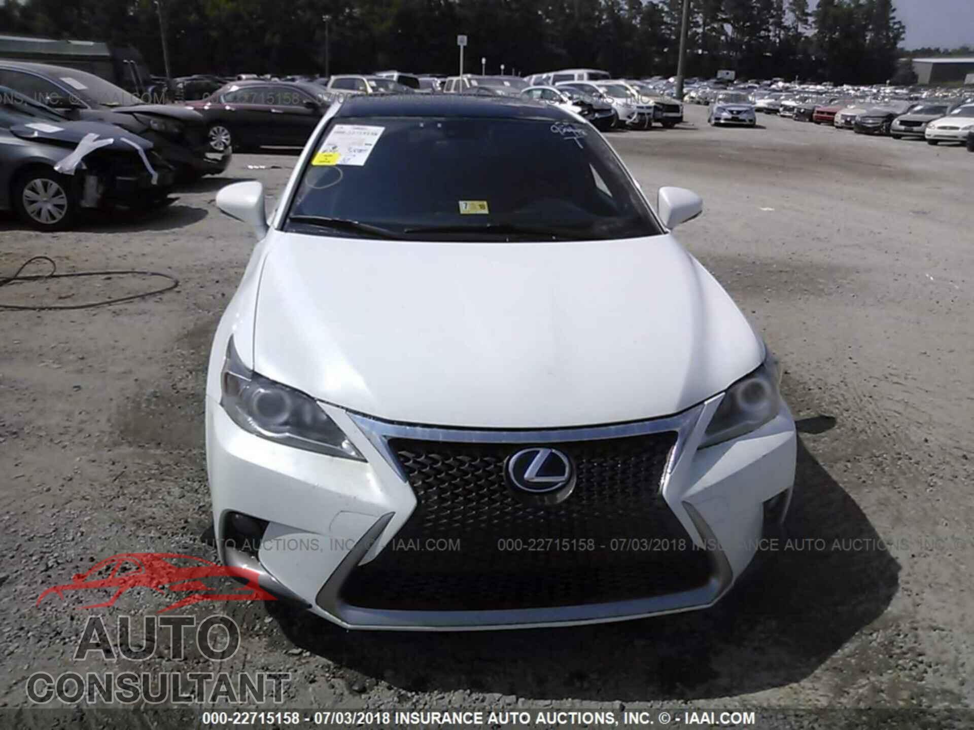 Lexus Ct 2015 - JTHKD5BH7F2218171