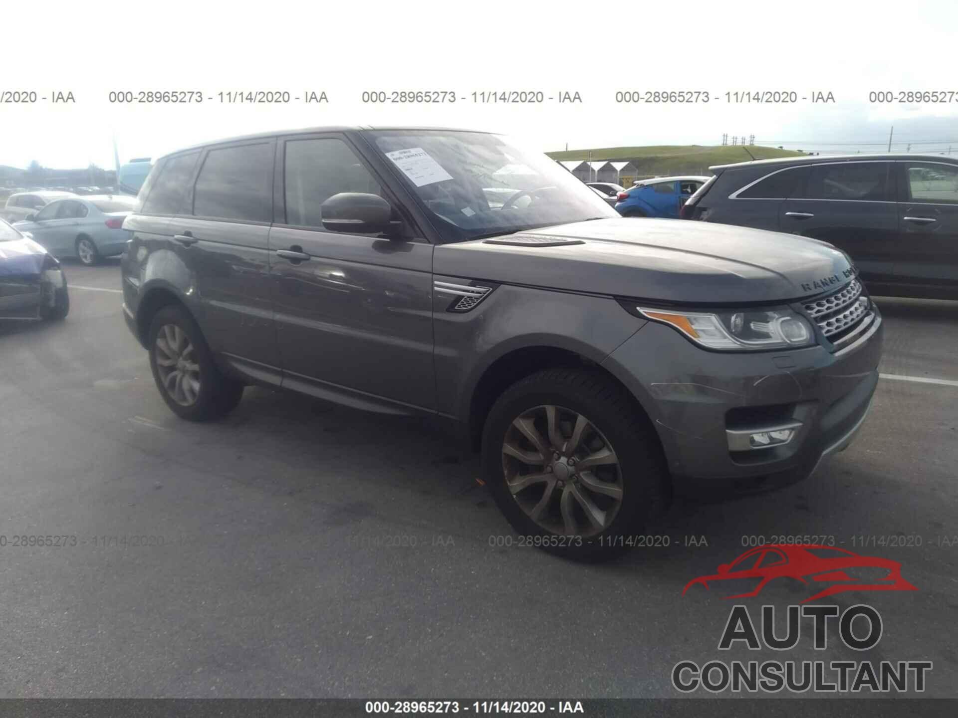 LAND ROVER RANGE ROVER SPORT 2016 - SALWR2VF2GA565307