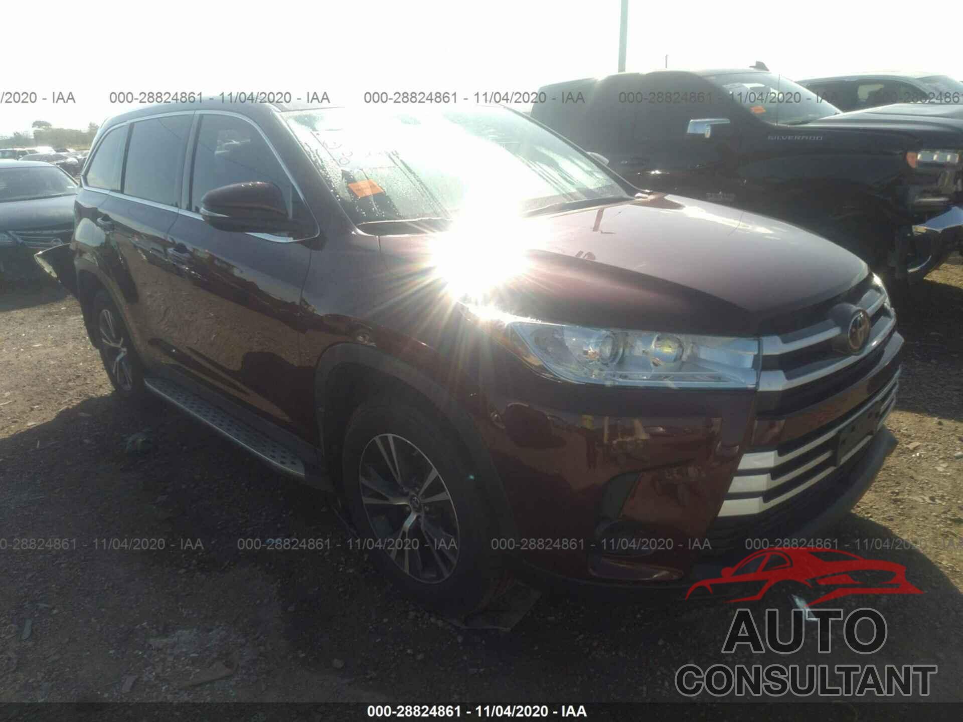 TOYOTA HIGHLANDER 2019 - 5TDZARFH2KS044703