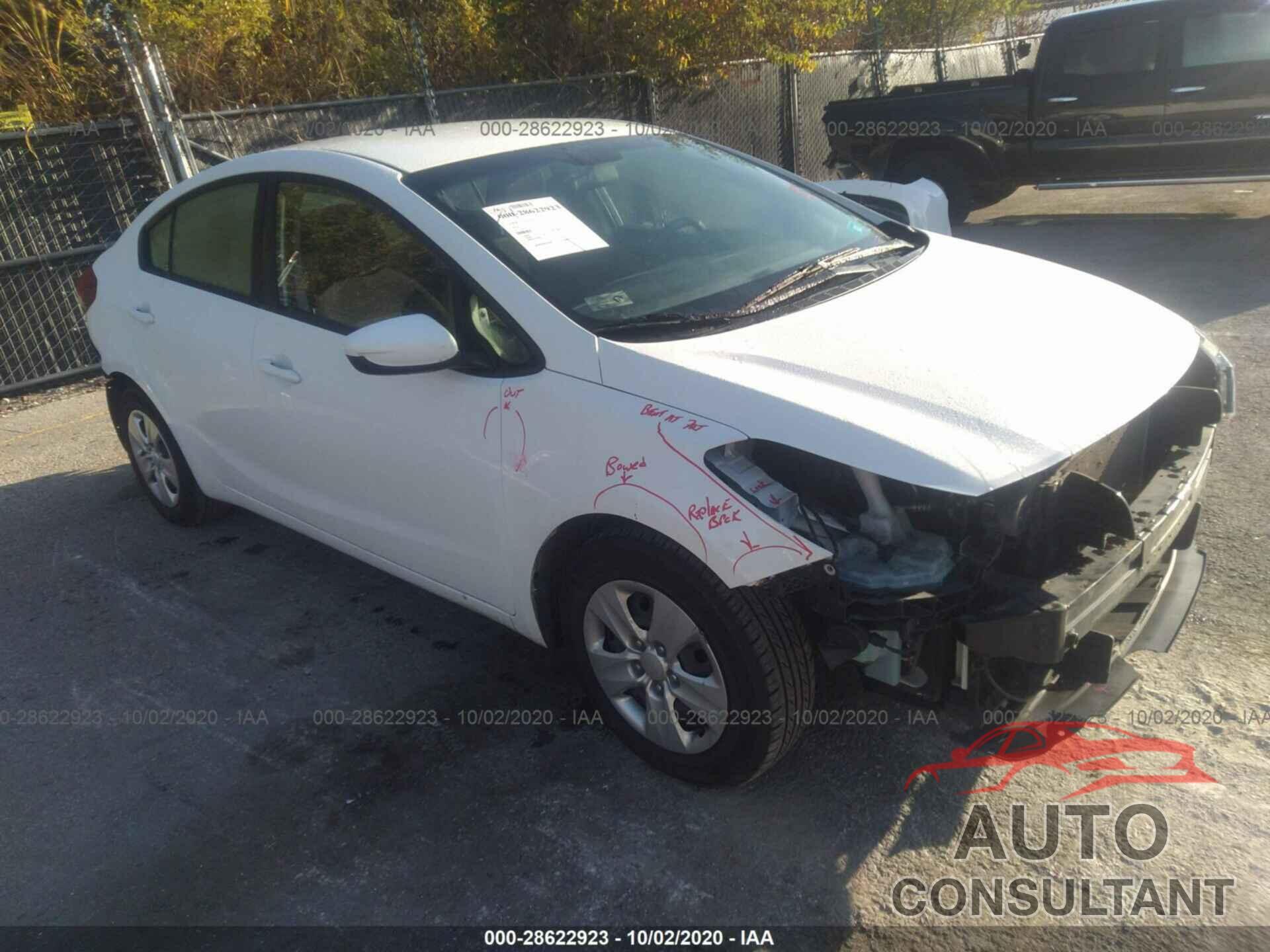 KIA FORTE 2018 - 3KPFK4A71JE229013