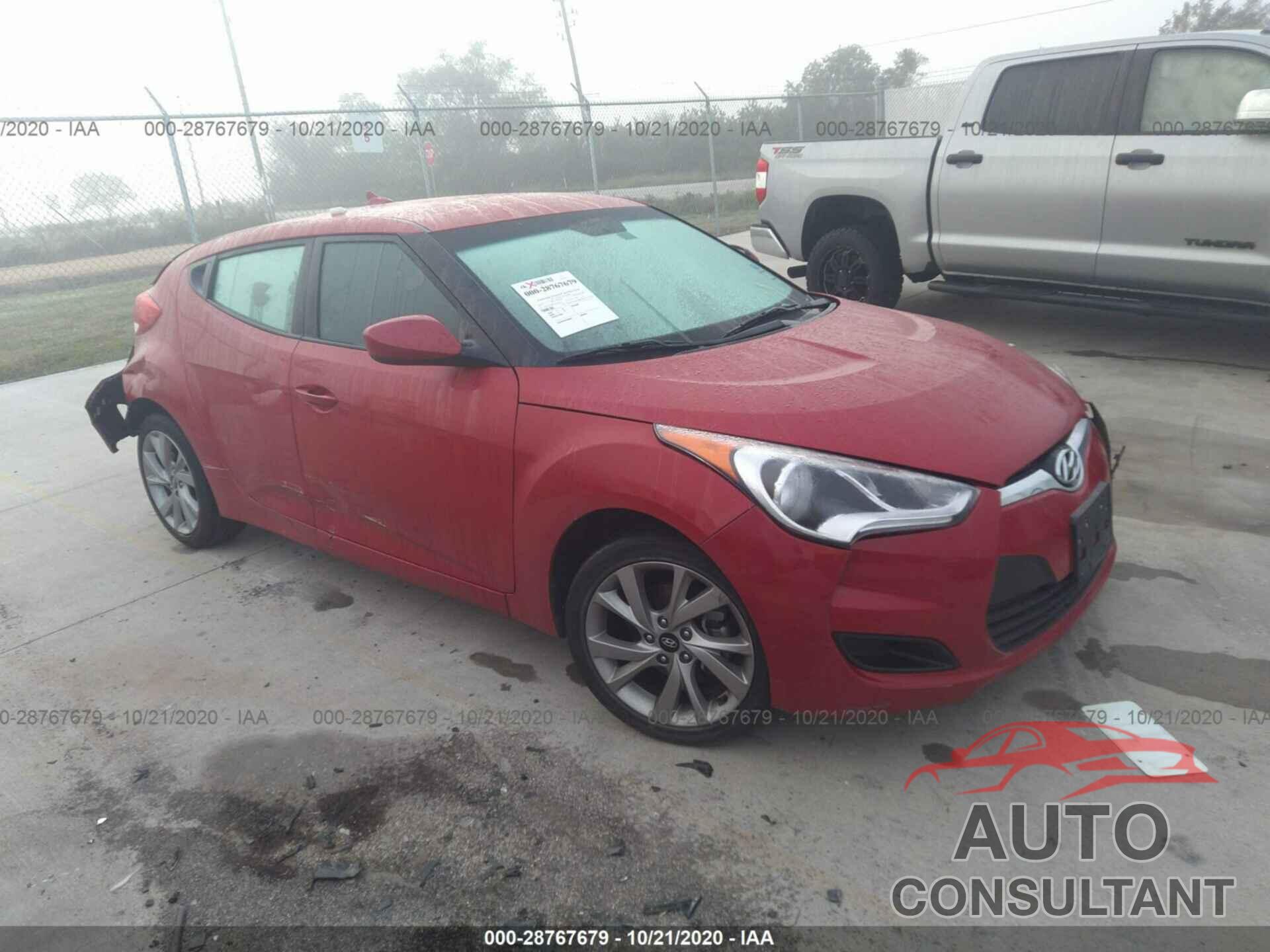 HYUNDAI VELOSTER 2016 - KMHTC6AD1GU268319