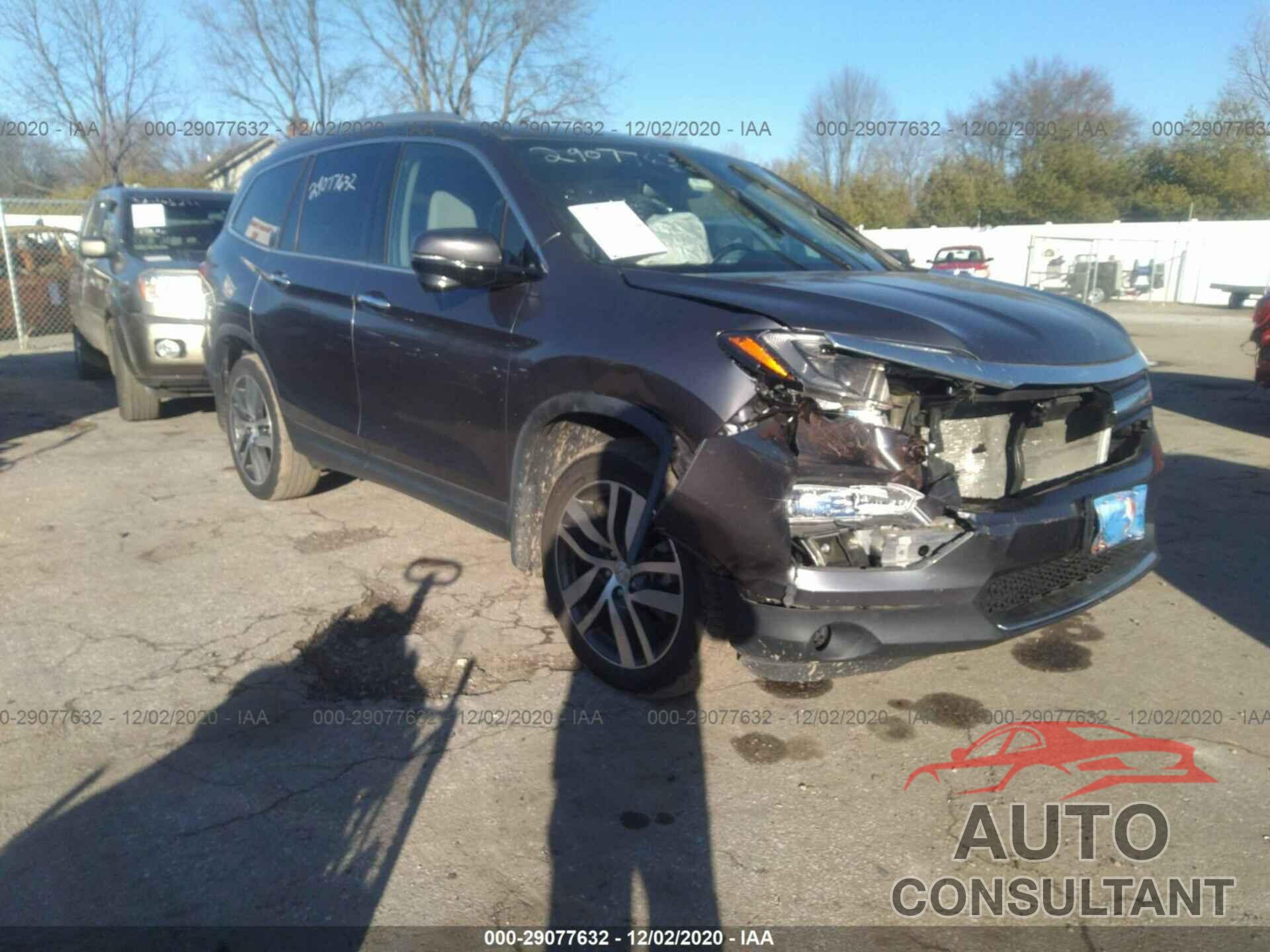 HONDA PILOT 2017 - 5FNYF6H92HB042898
