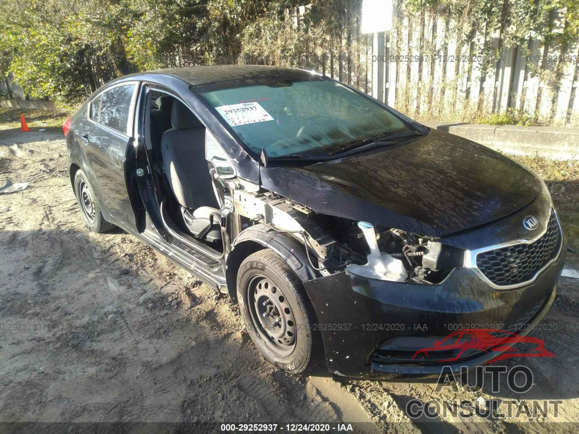 KIA FORTE 2016 - KNAFK4A62G5507555