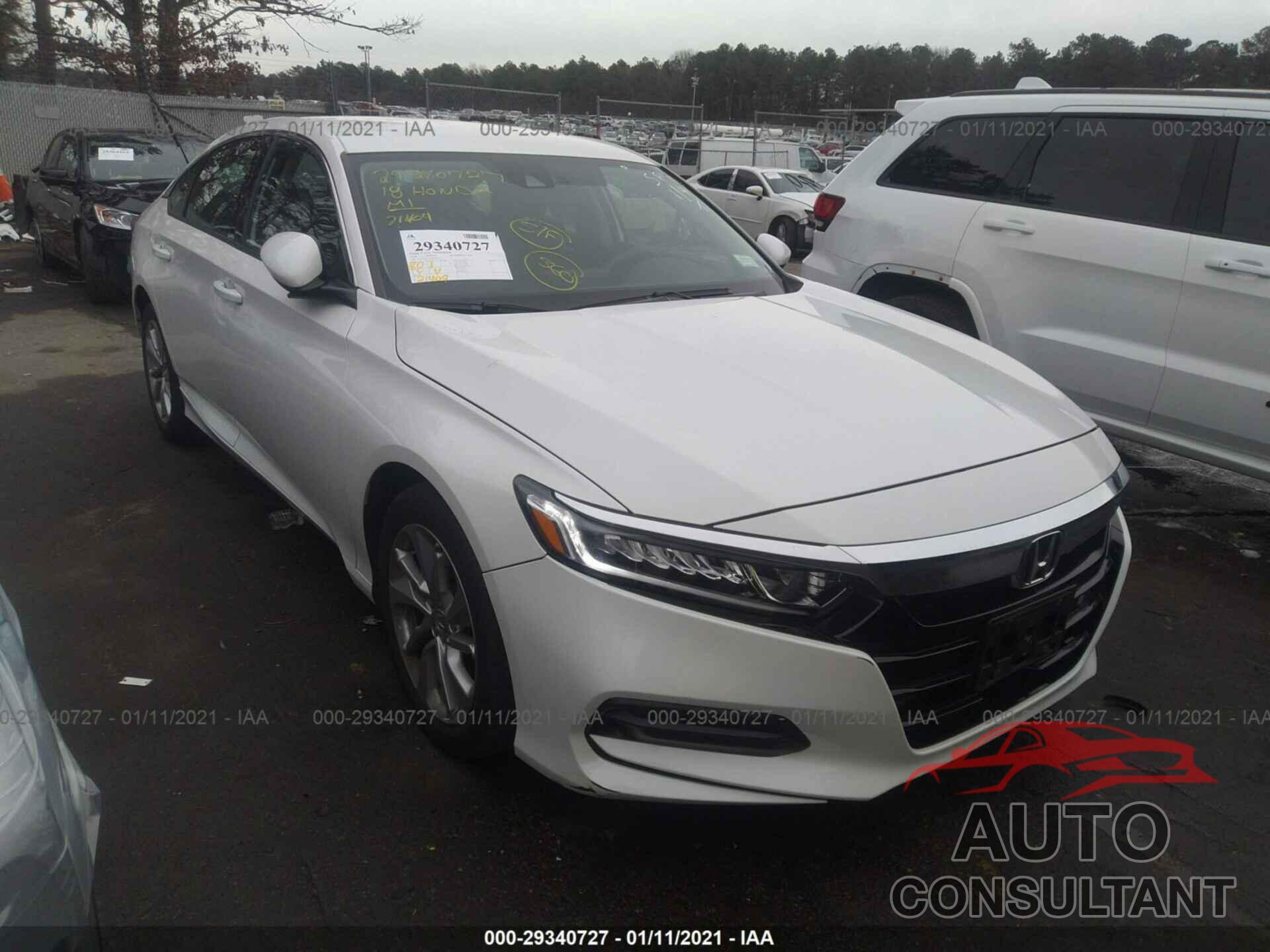 HONDA ACCORD SEDAN 2018 - 1HGCV1F1XJA051331
